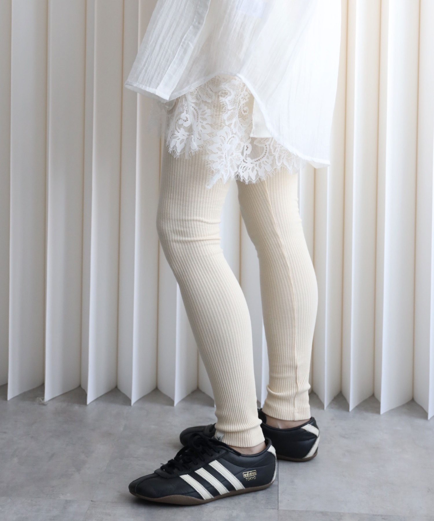 model：155cm. 着用サイズ：FREE