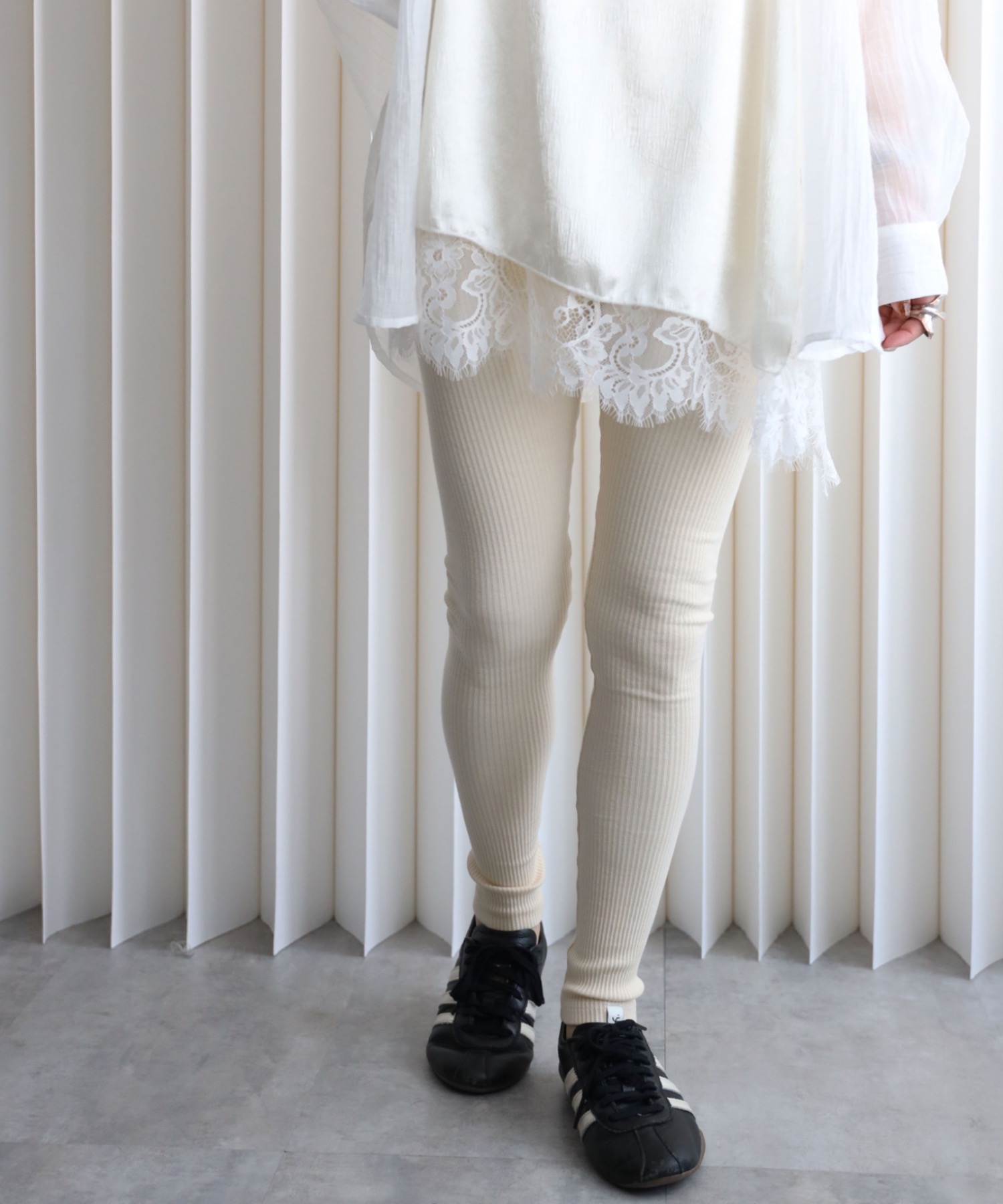 model：155cm. 着用サイズ：FREE