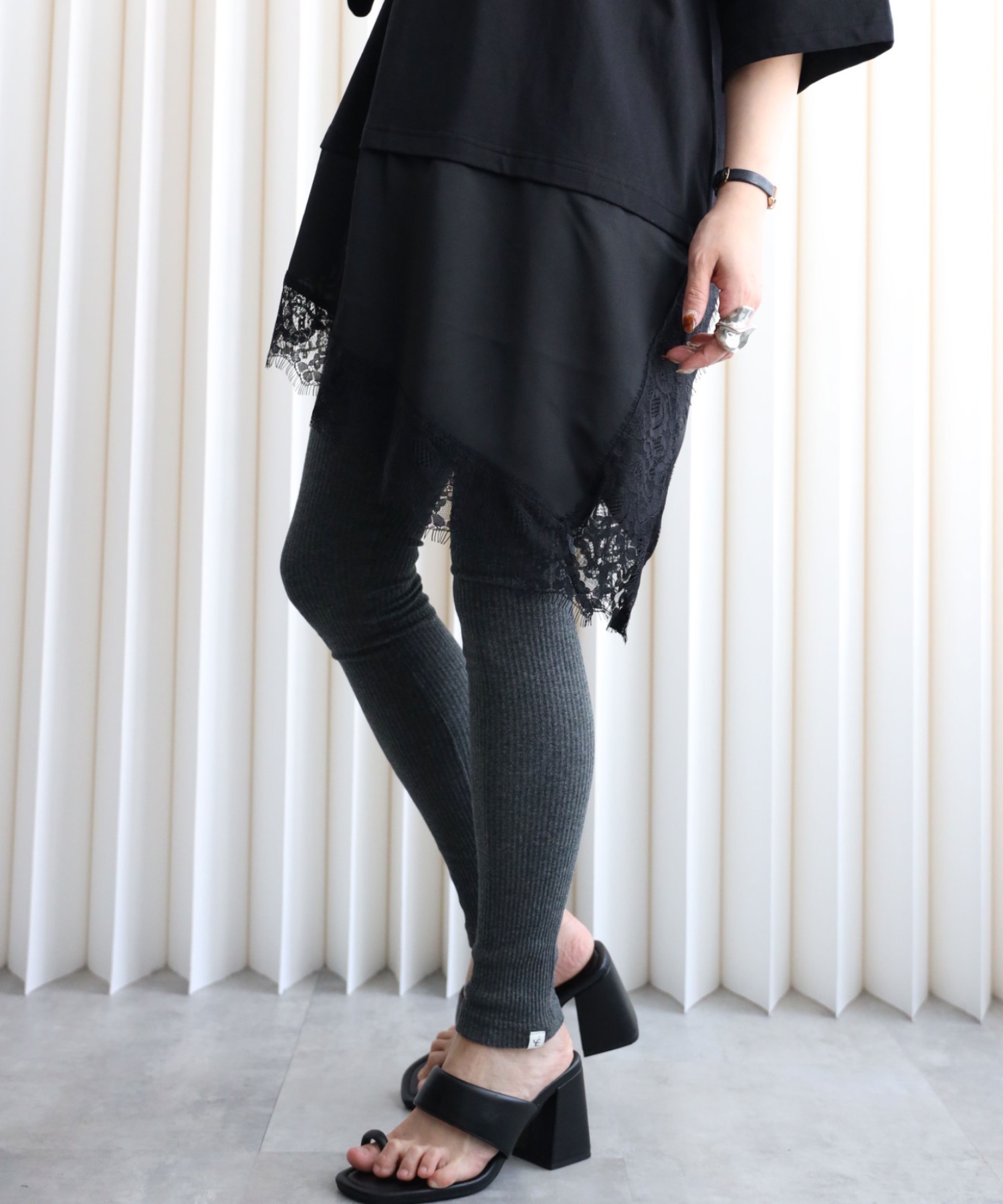 model：155cm. 着用サイズ：FREE