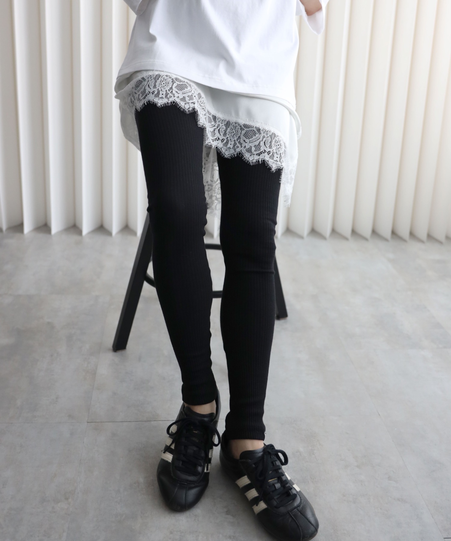 model：155cm. 着用サイズ：FREE