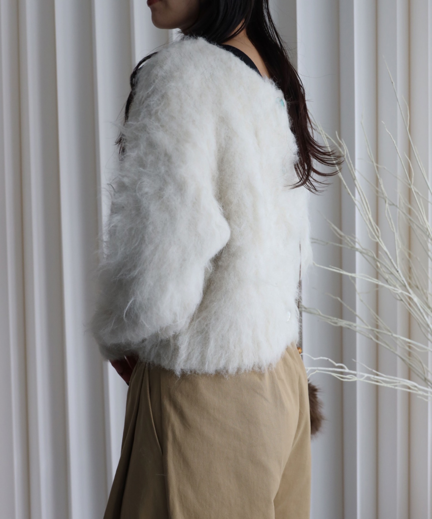 model：164cm. 着用サイズ：FREE