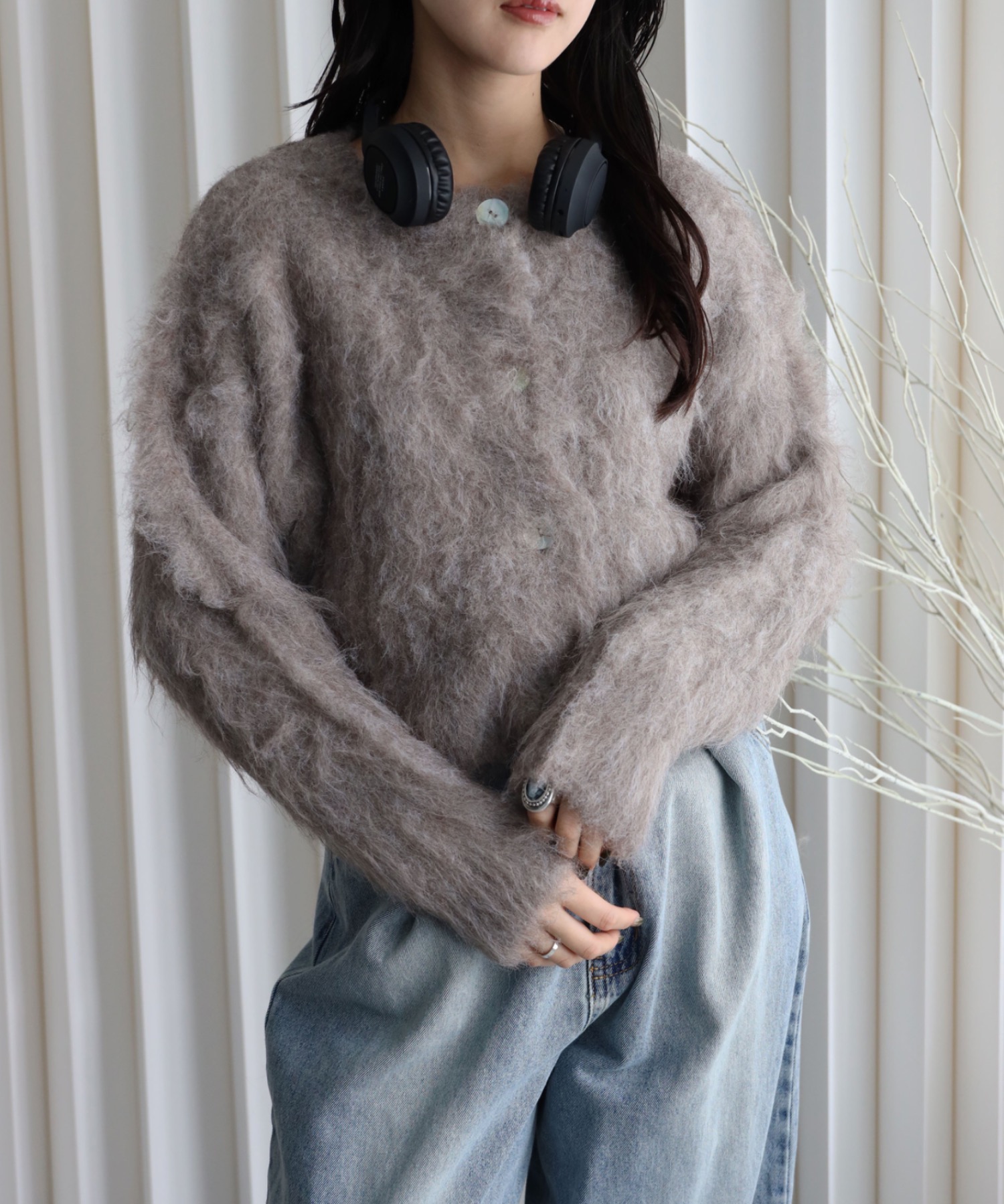 model：164cm. 着用サイズ：FREE