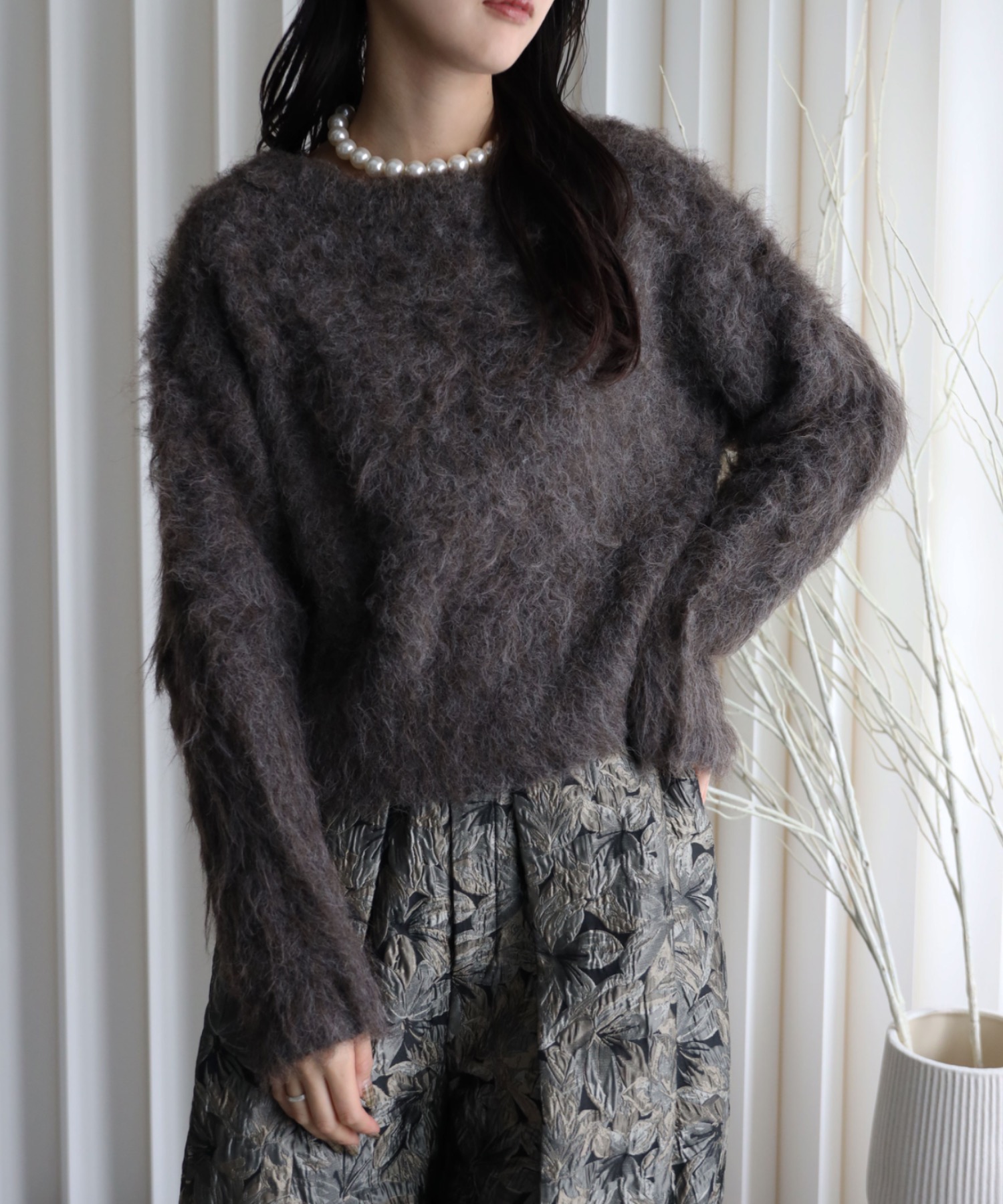 model：164cm. 着用サイズ：FREE