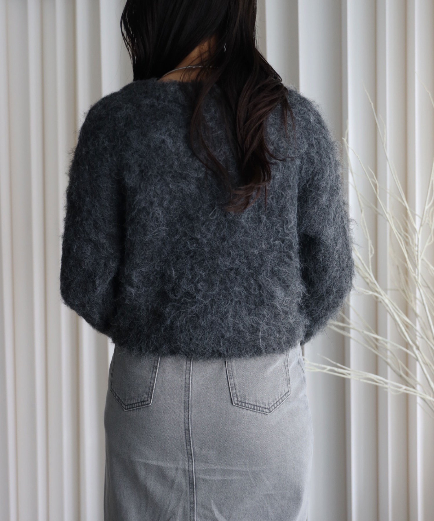 model：164cm. 着用サイズ：FREE