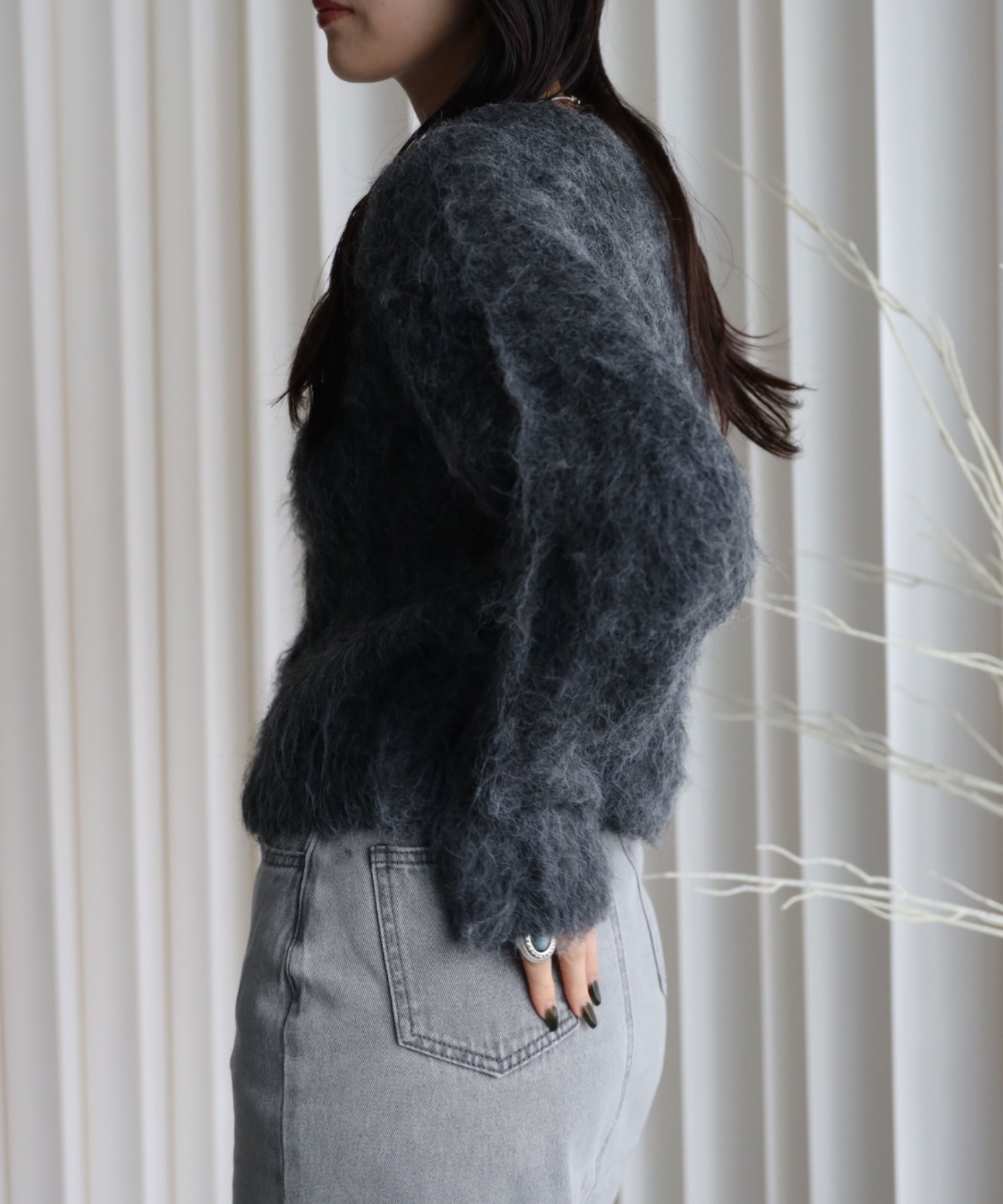 model：164cm. 着用サイズ：FREE