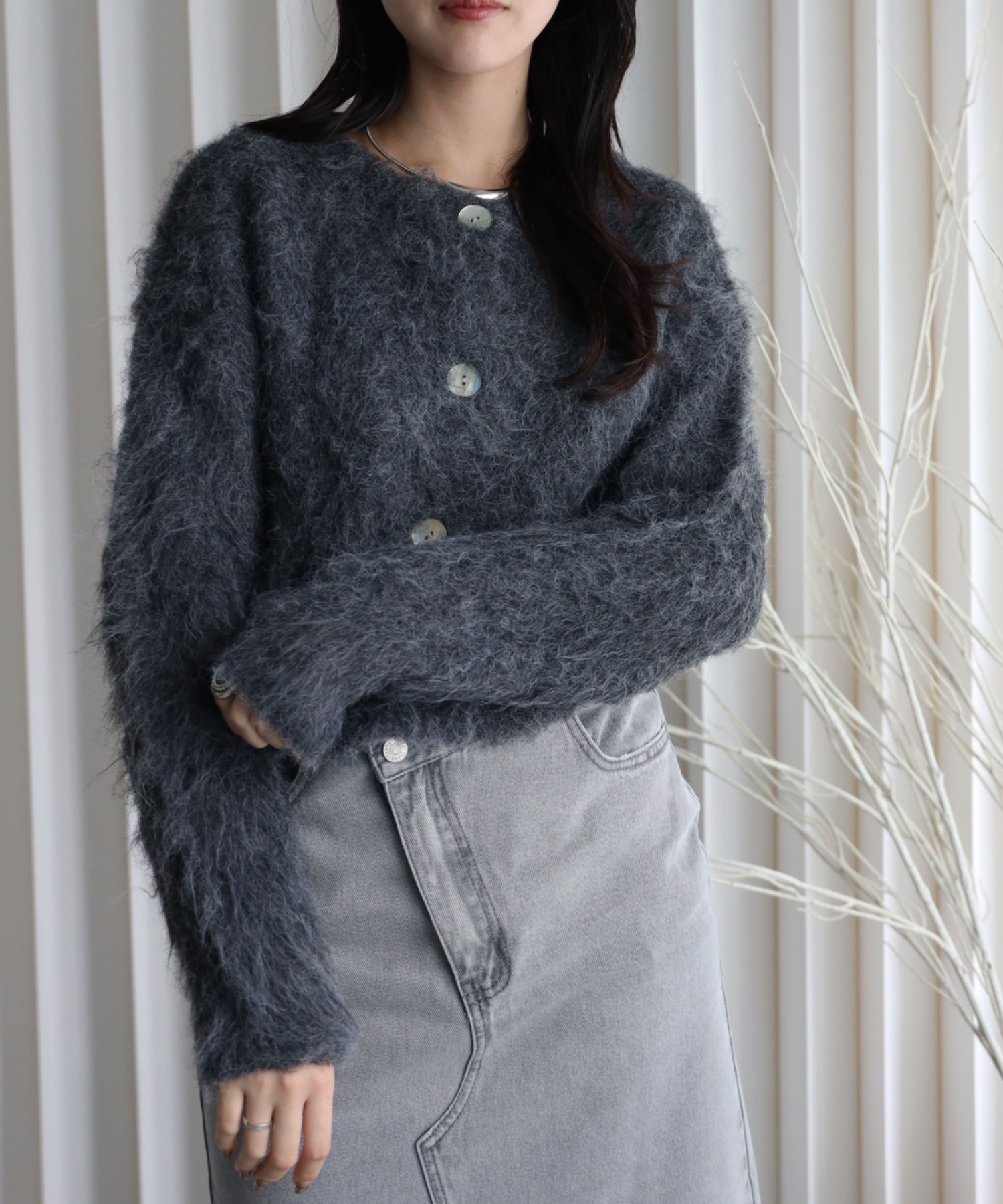 model：164cm. 着用サイズ：FREE