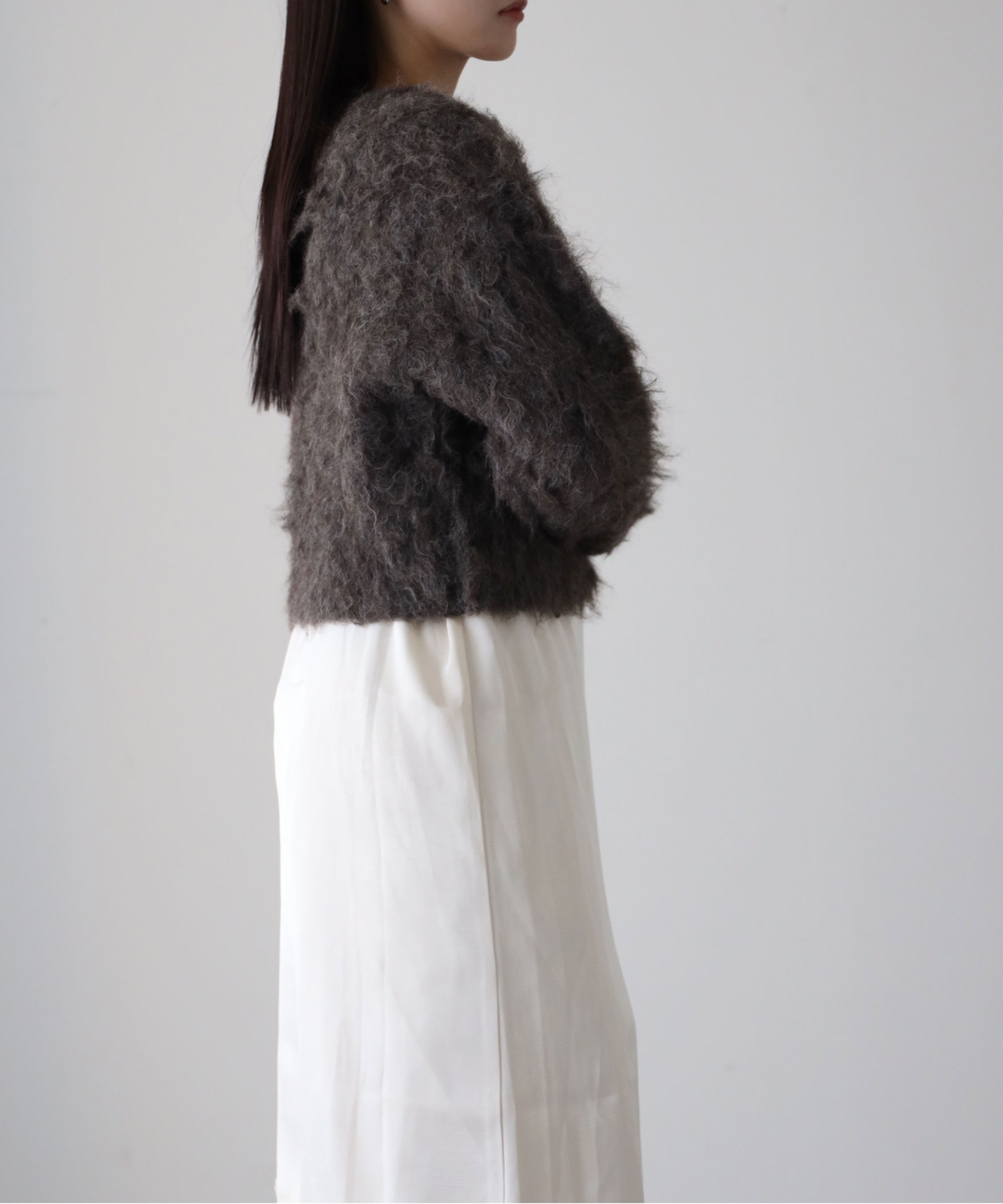 model：164cm. 着用サイズ：FREE
