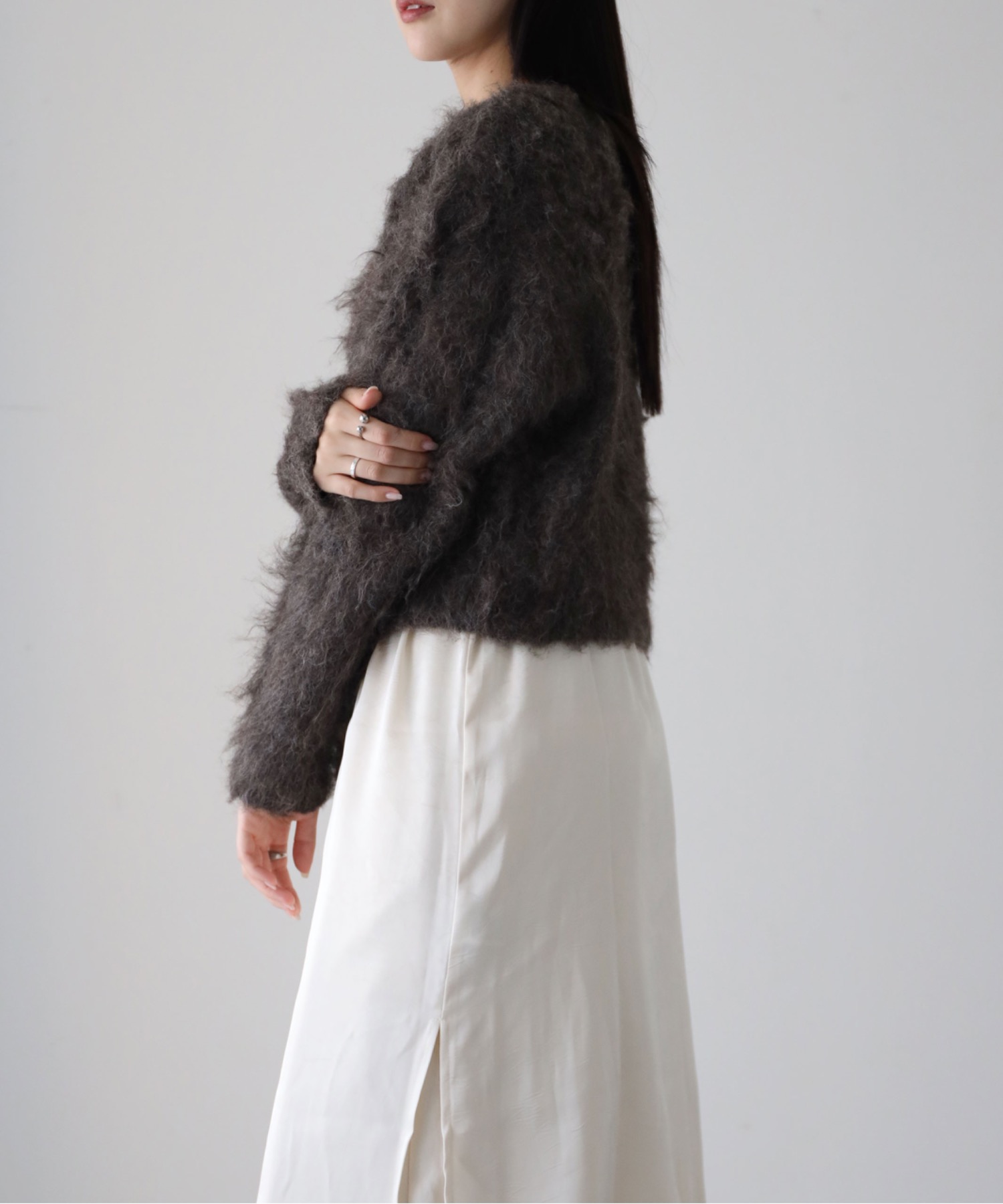 model：164cm. 着用サイズ：FREE