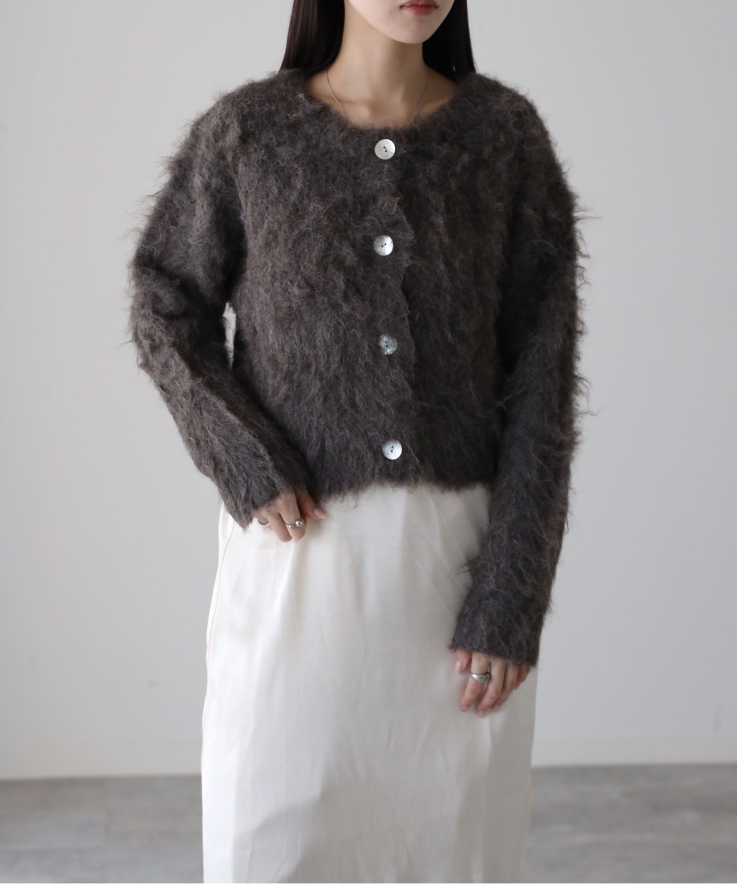model：164cm. 着用サイズ：FREE