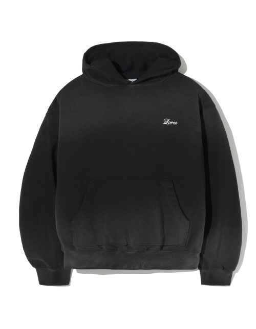 Faded Pigment Dyed Hoodie — черная, худи с эффектом выцвевшего пигмента