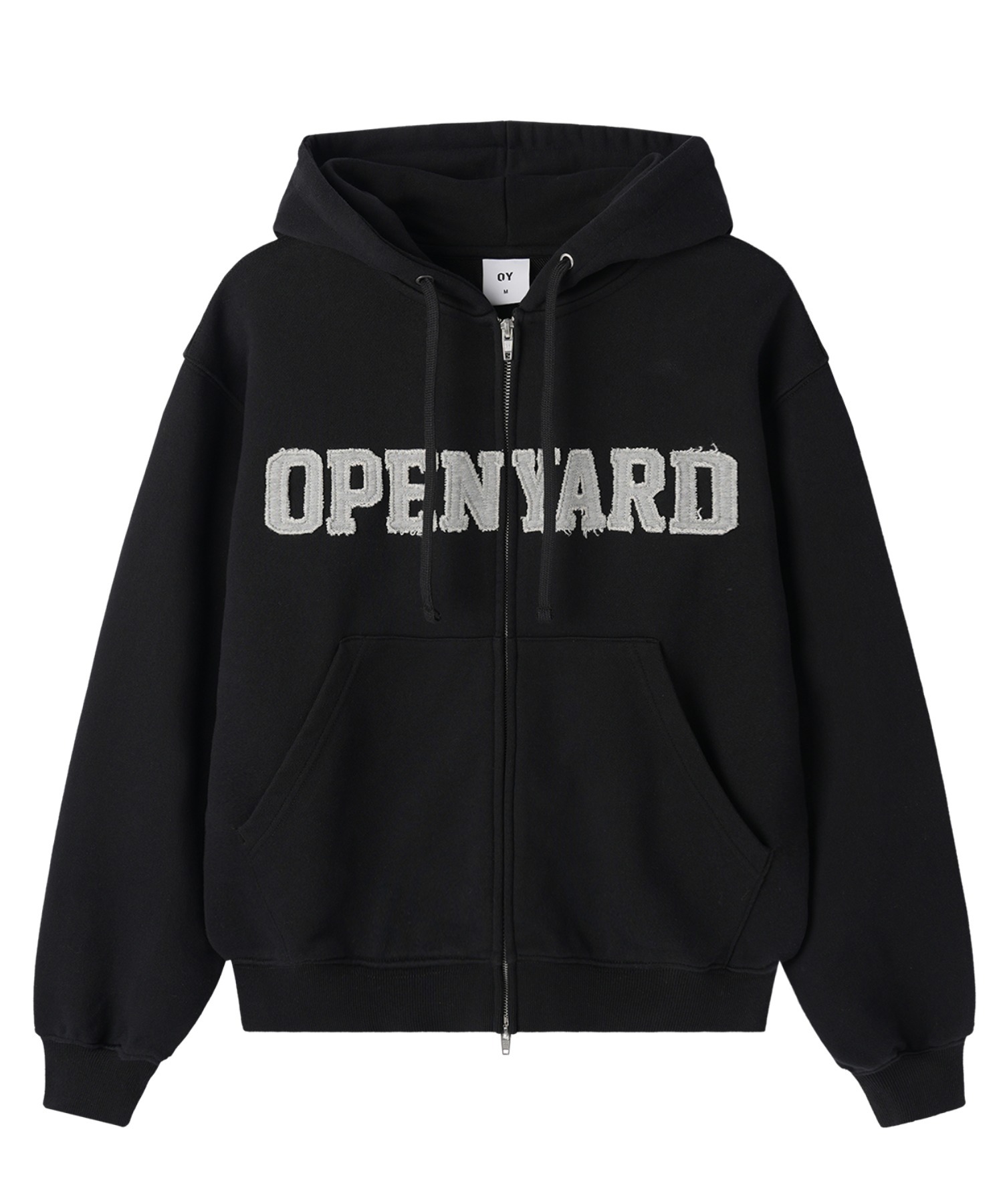 OY/オーワイ』RAW PATCH HOODIE ZIP UP/ローパッチジップアップ