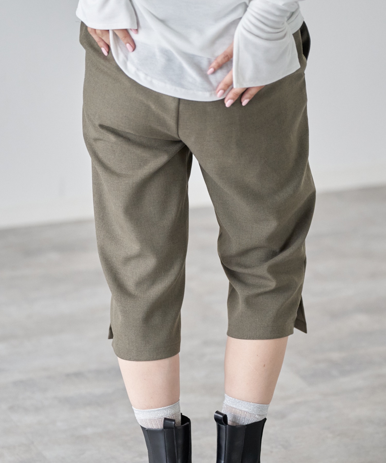 model：162cm. 着用サイズ：FREE