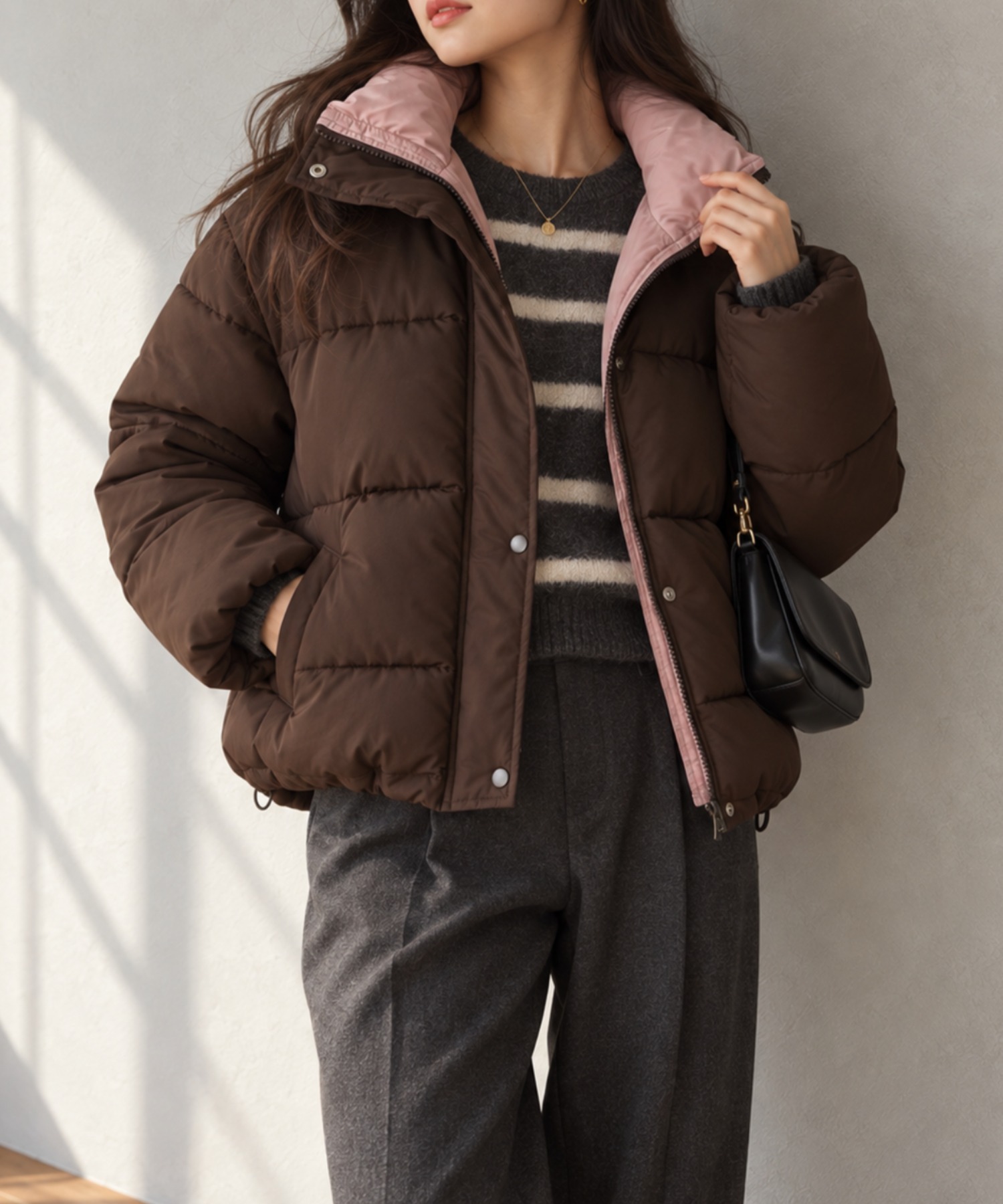  モデル身長：158cm 着用サイズ：FREE