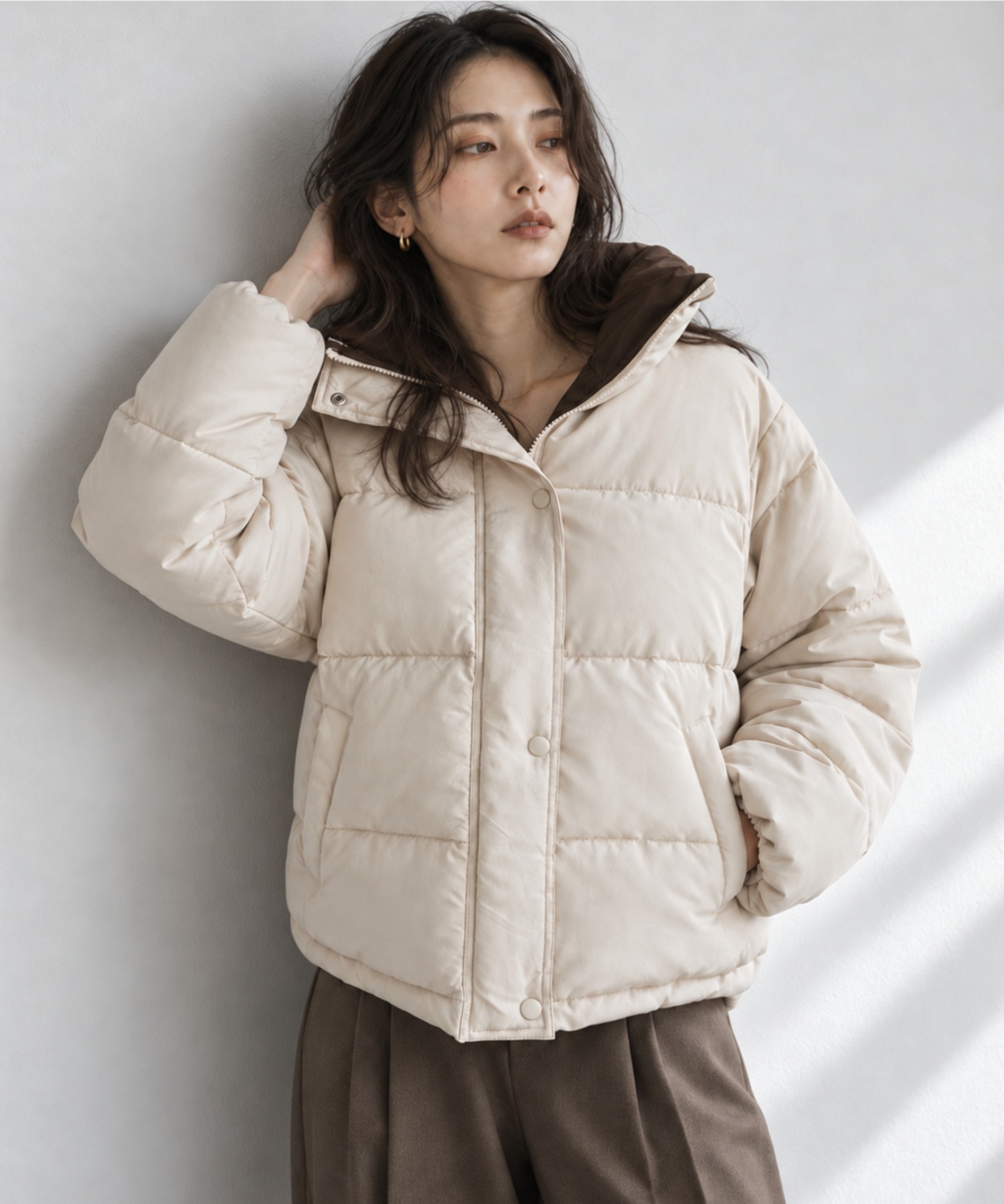  モデル身長：158cm 着用サイズ：FREE