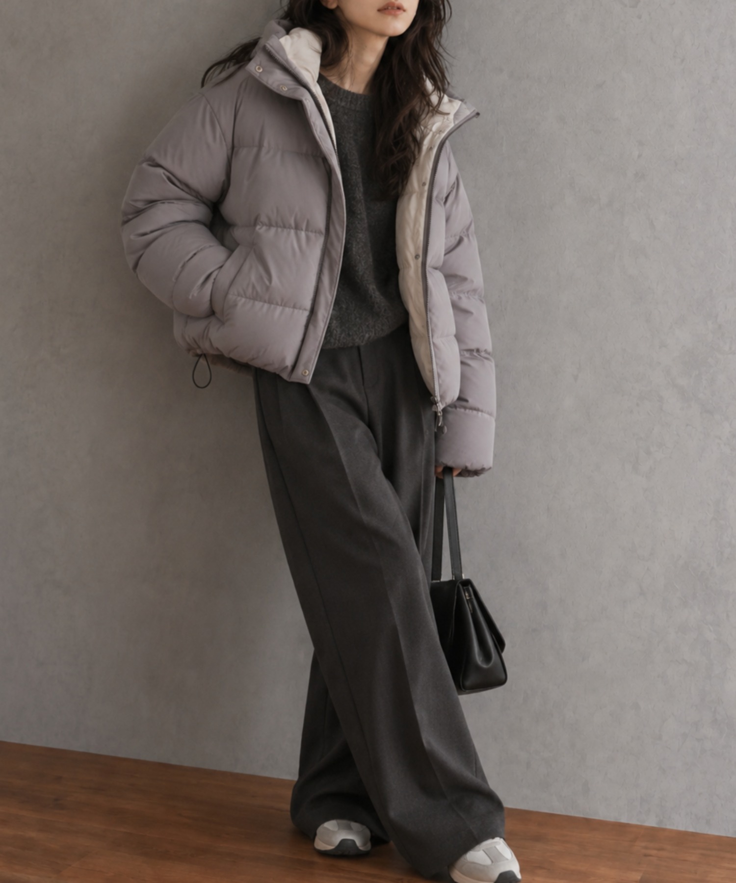  モデル身長：158cm 着用サイズ：FREE