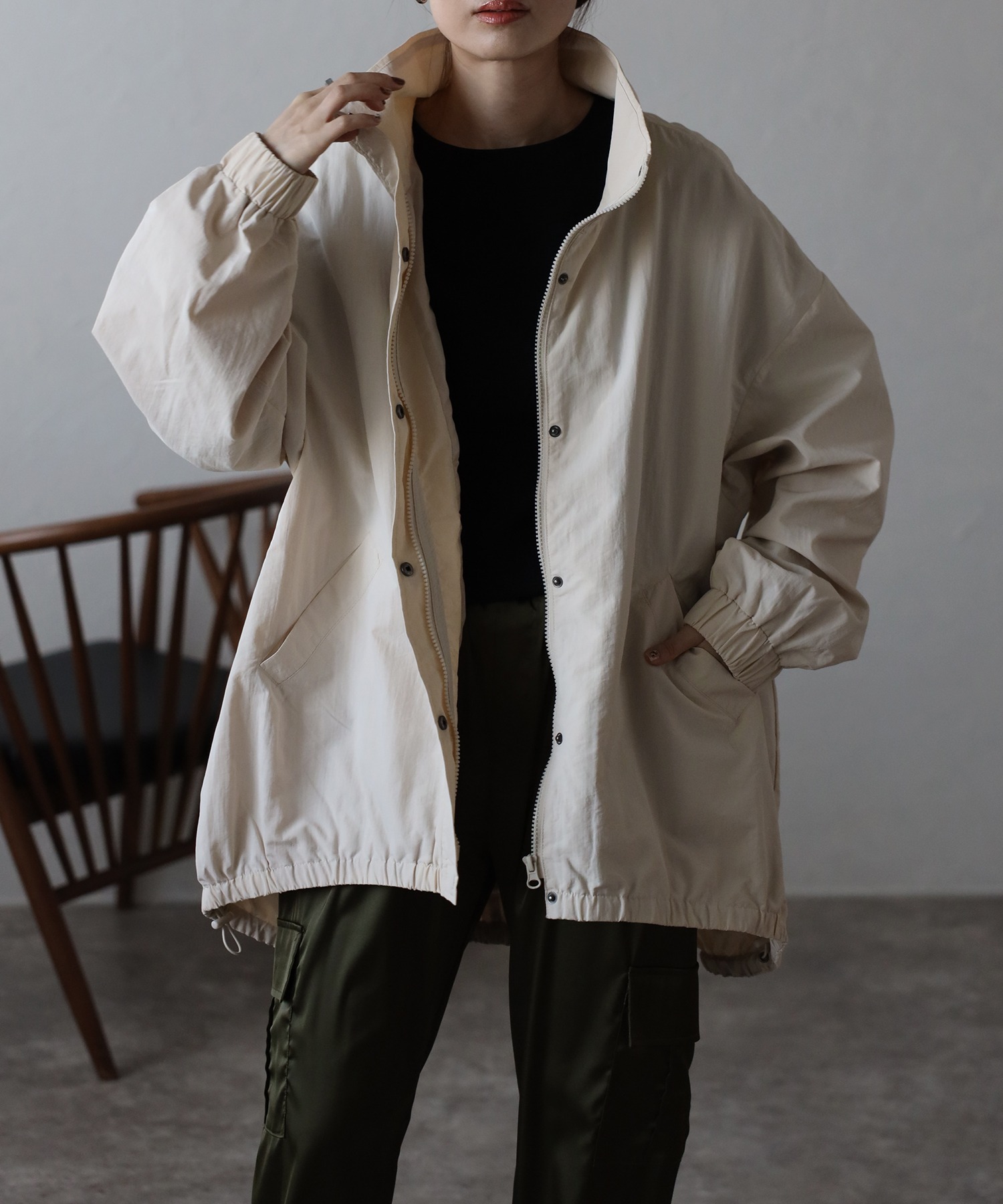 Model：H158　着用サイズ：M
