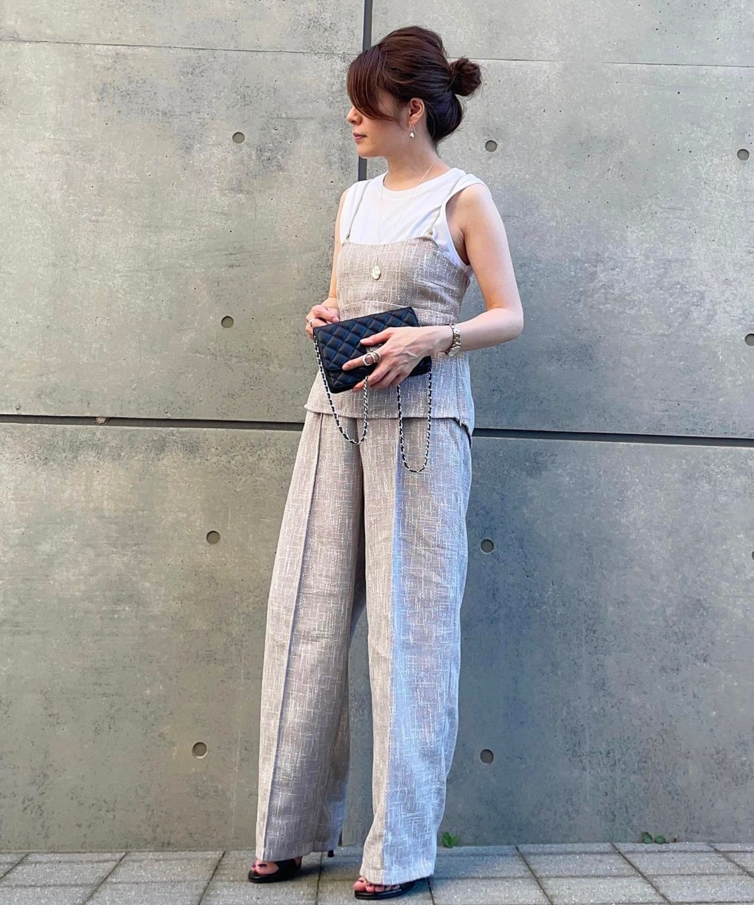 model：H158 着用サイズ：FREE