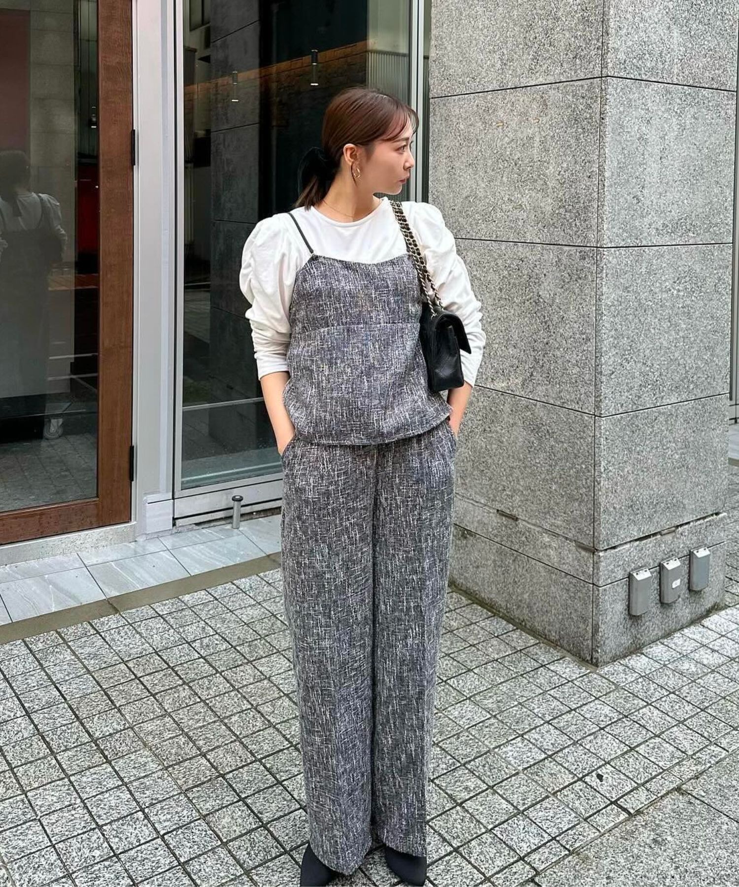 model：H160 着用サイズ：FREE