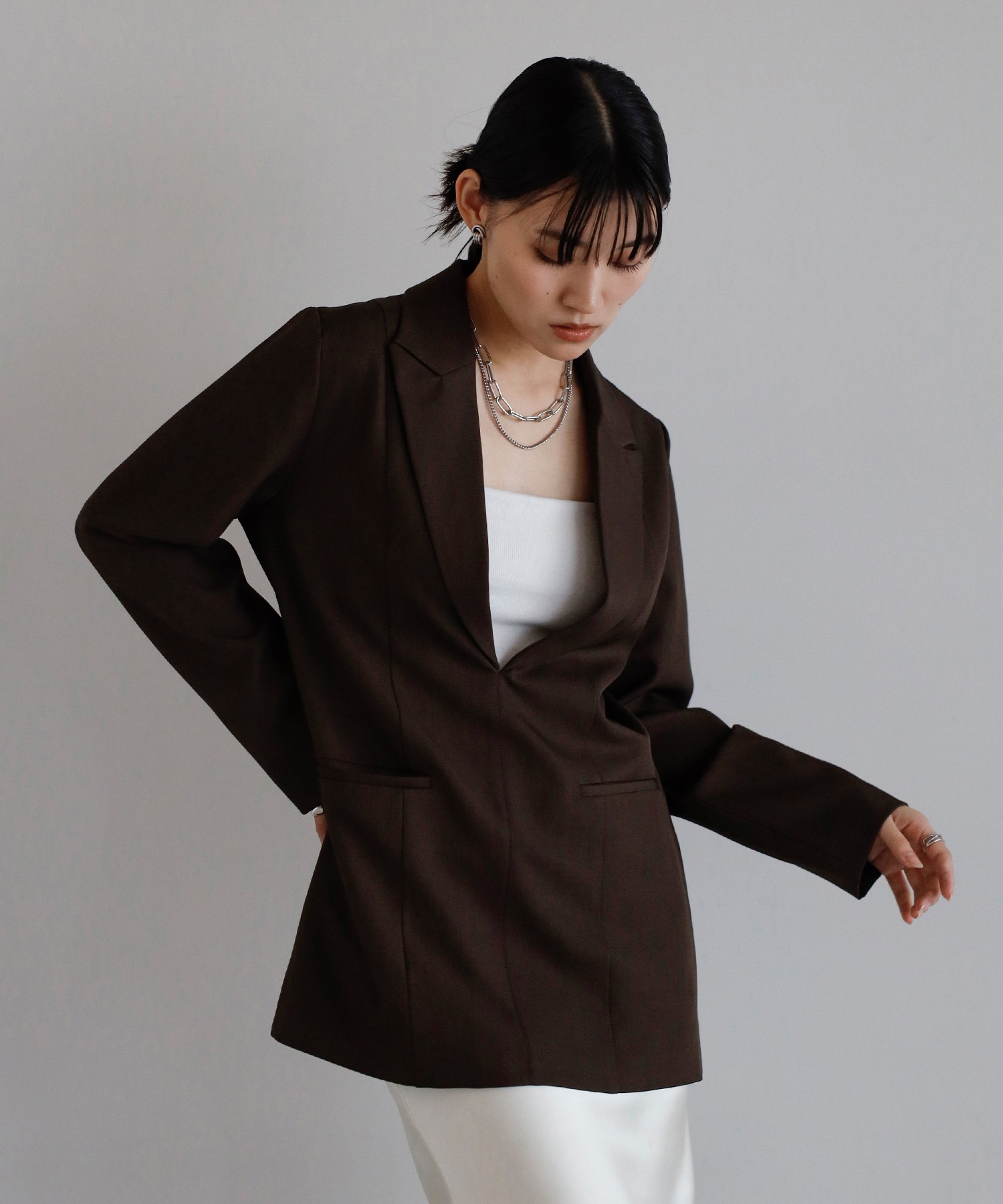 model：H167 着用サイズ：FREE
