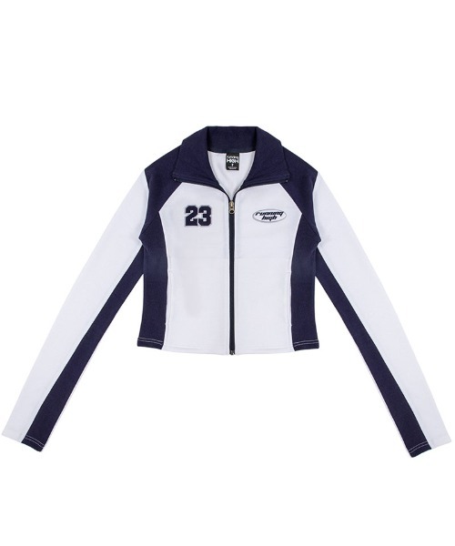 A'GEM/9 × .kom『runningHIGH/ランニングハイ』RACING SLIM ZIP UP 