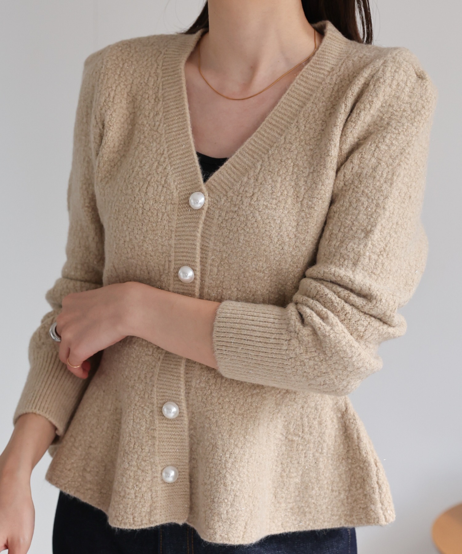model：162cm 着用サイズ：F