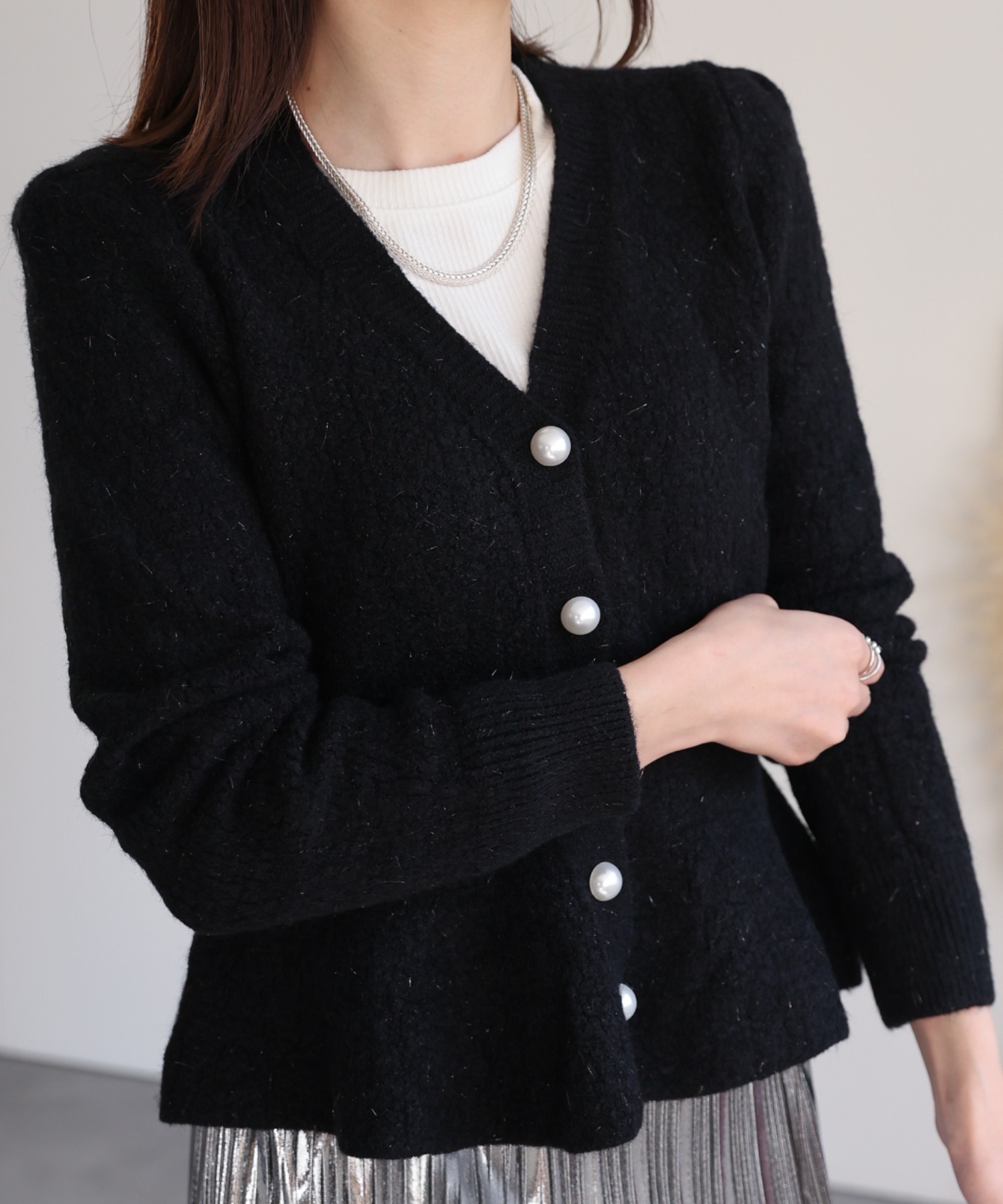 model：162cm 着用サイズ：F