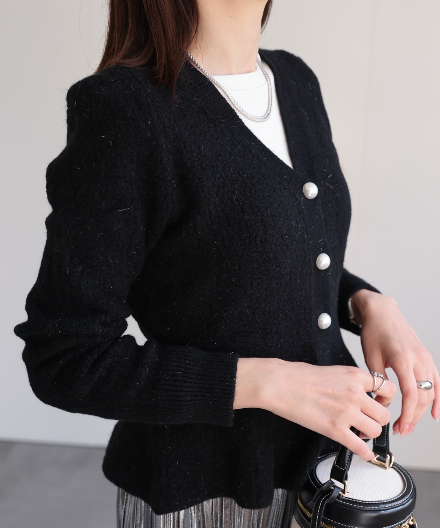 model：162cm 着用サイズ：F