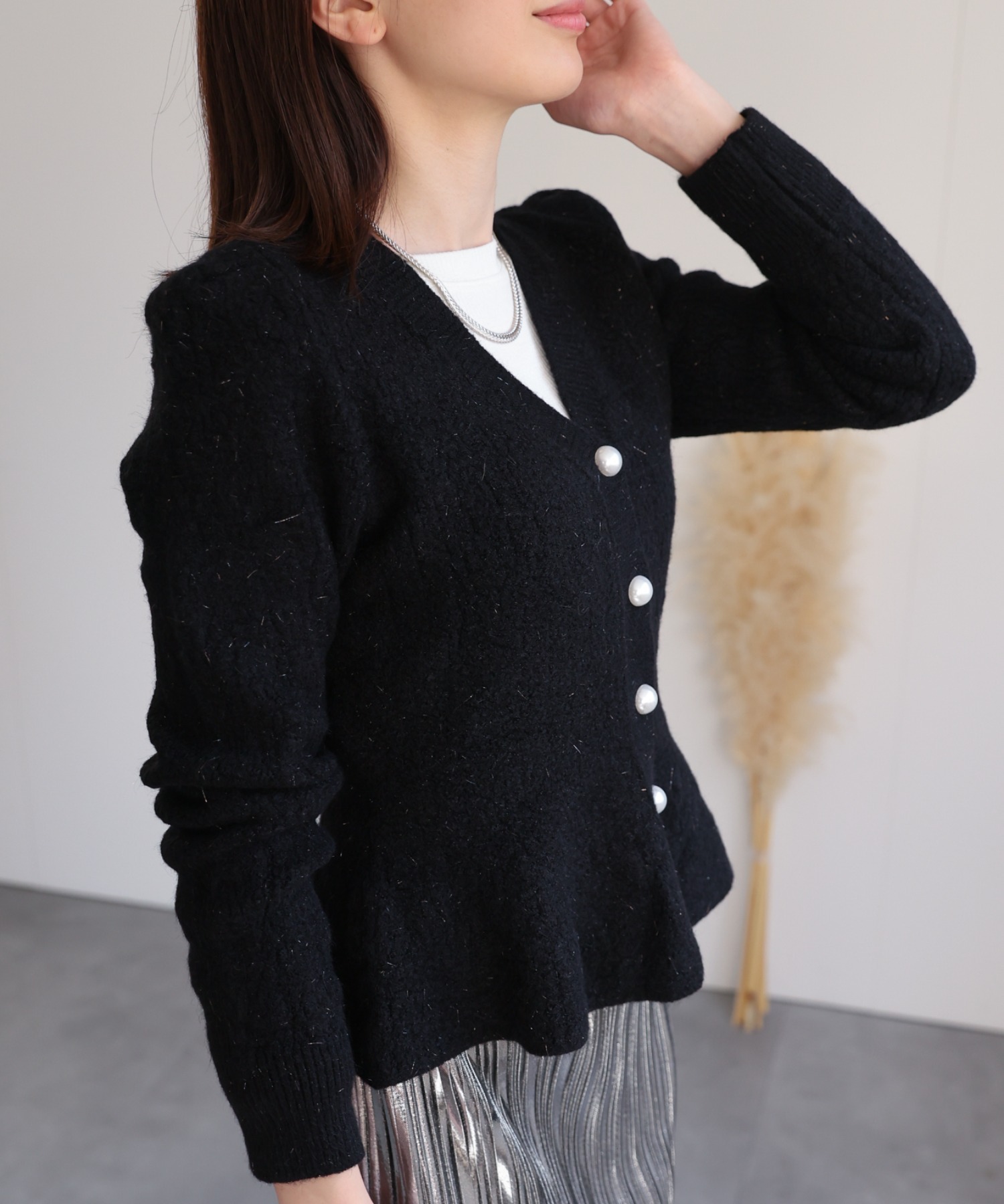 model：162cm 着用サイズ：F