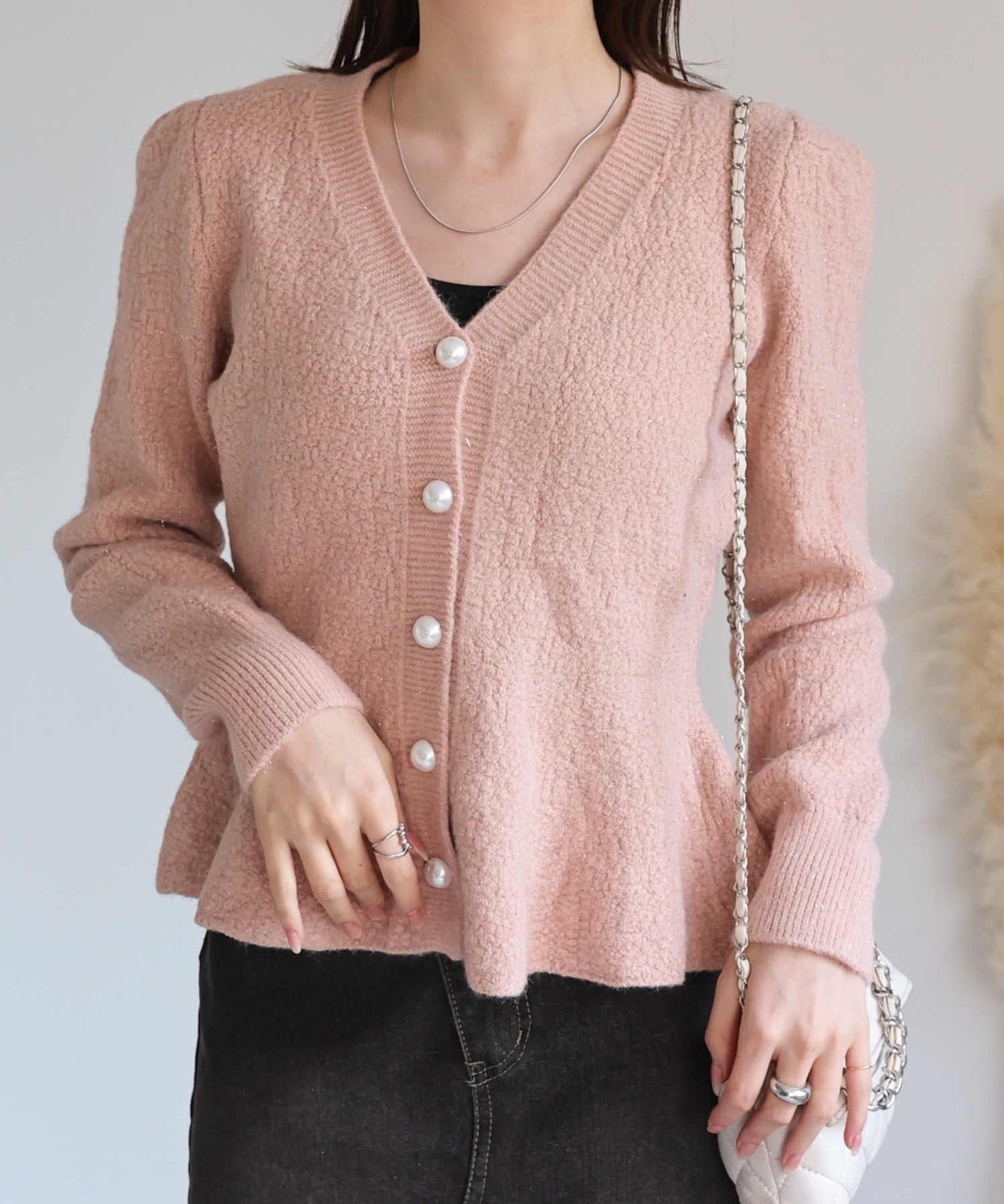 model：162cm 着用サイズ：F