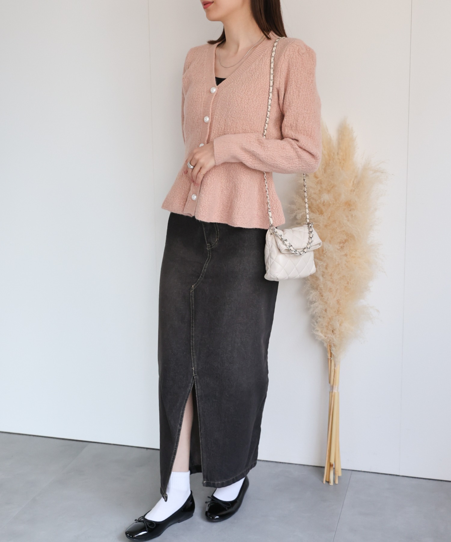 model：162cm 着用サイズ：F
