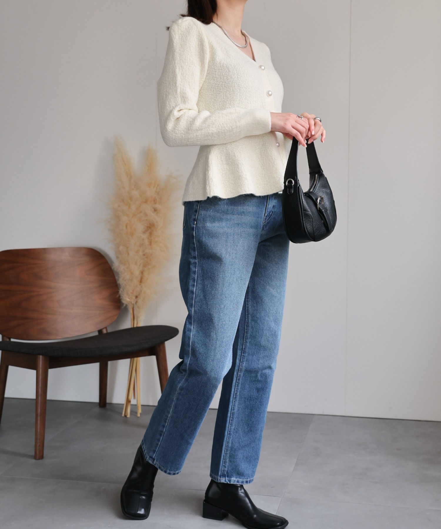 model：162cm 着用サイズ：F