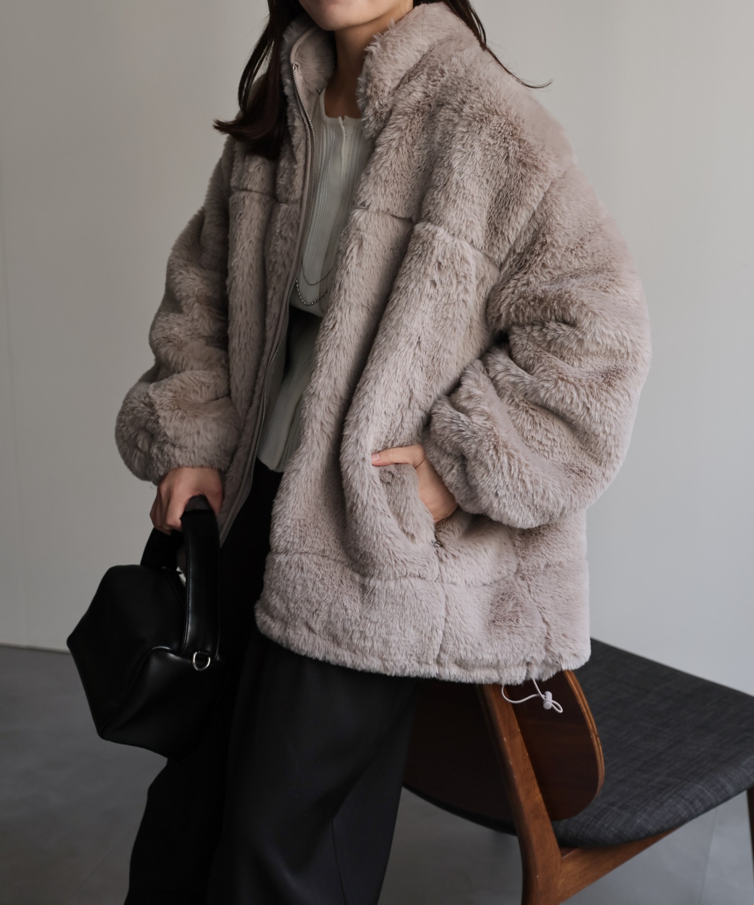 model：156cm 着用サイズ：Mサイズ