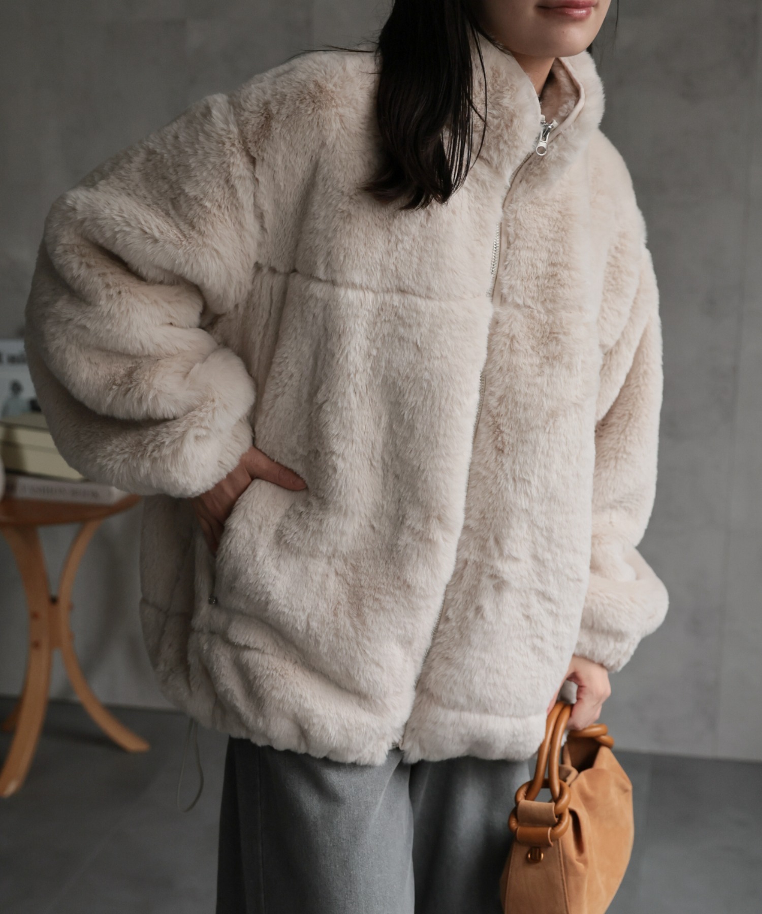 model：156cm 着用サイズ：Mサイズ