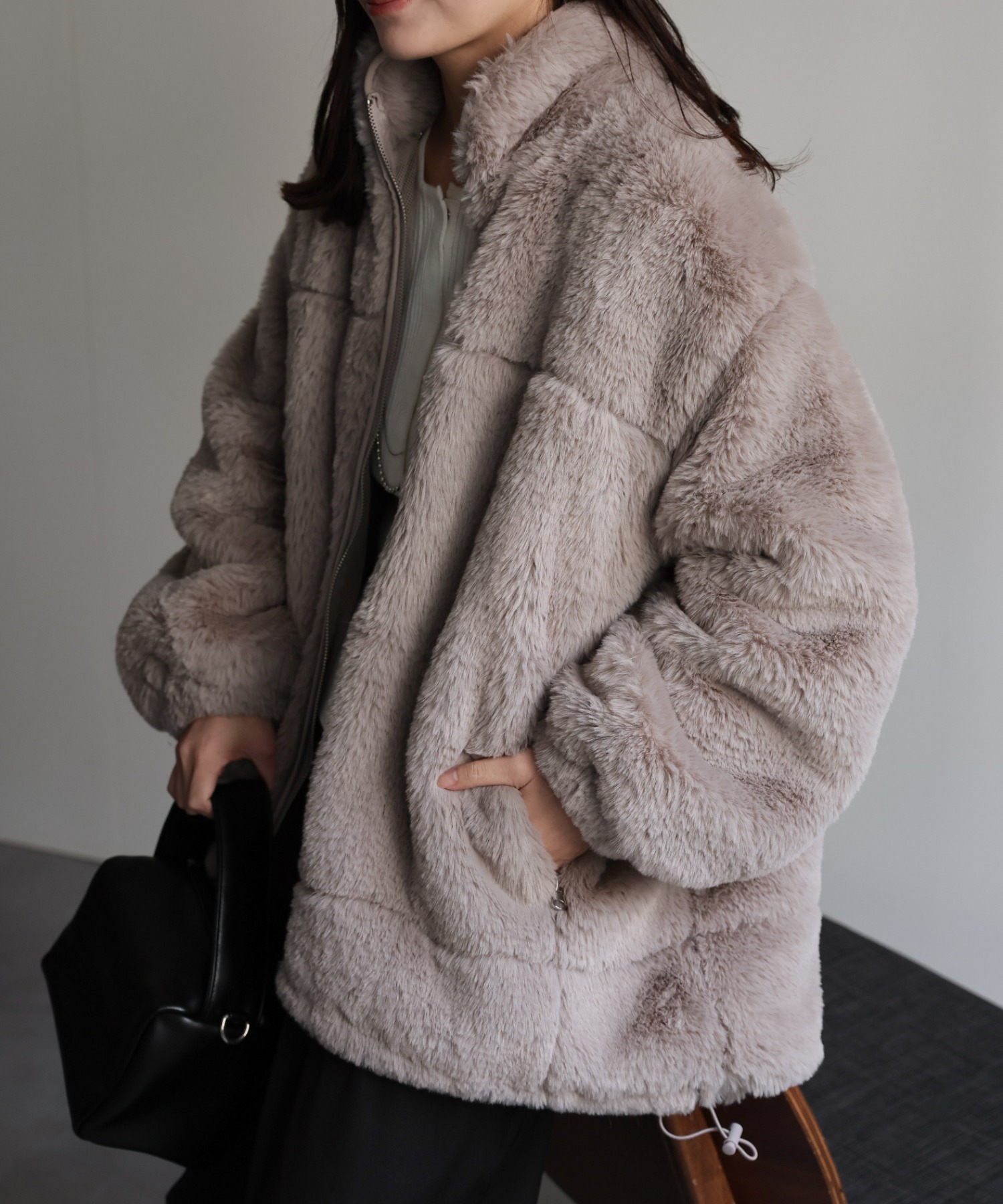 model：156cm 着用サイズ：Mサイズ