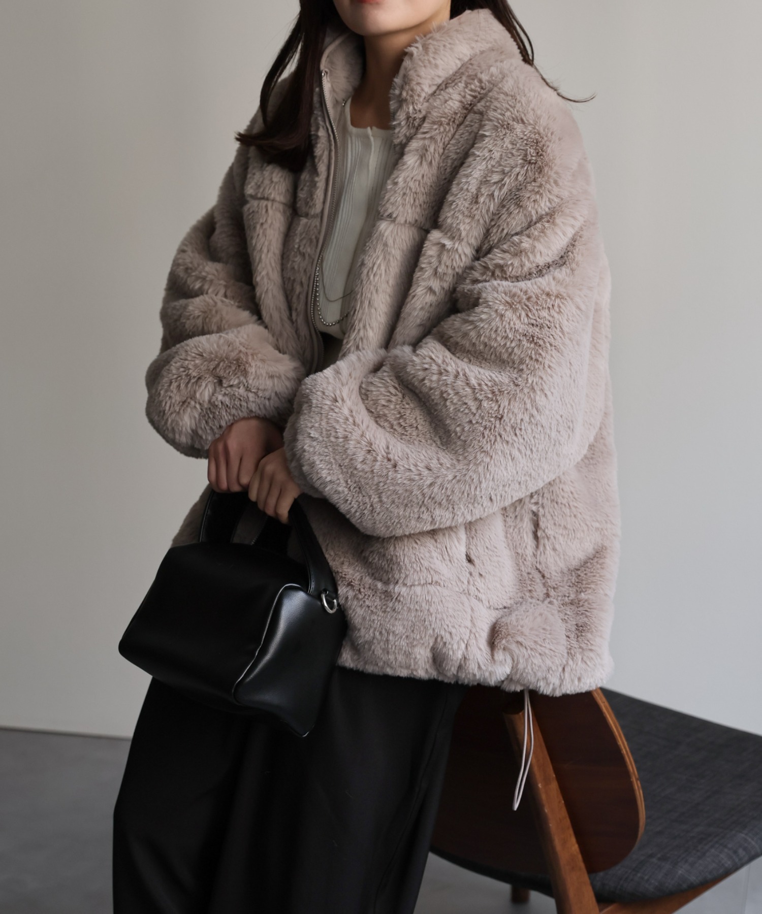 model：156cm 着用サイズ：Mサイズ