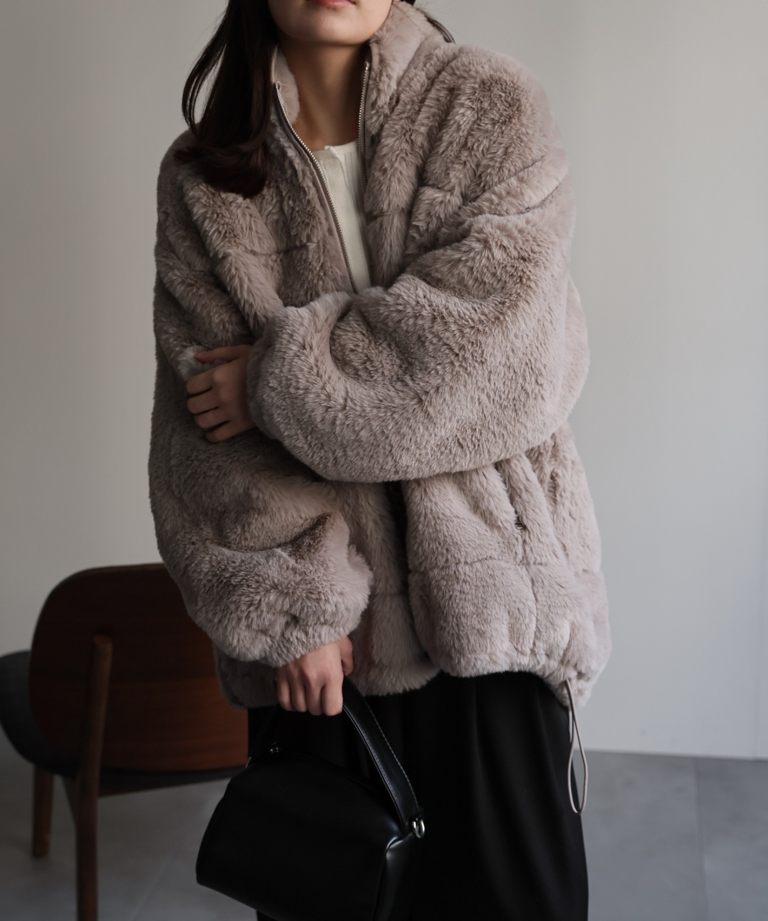 model：156cm 着用サイズ：Mサイズ