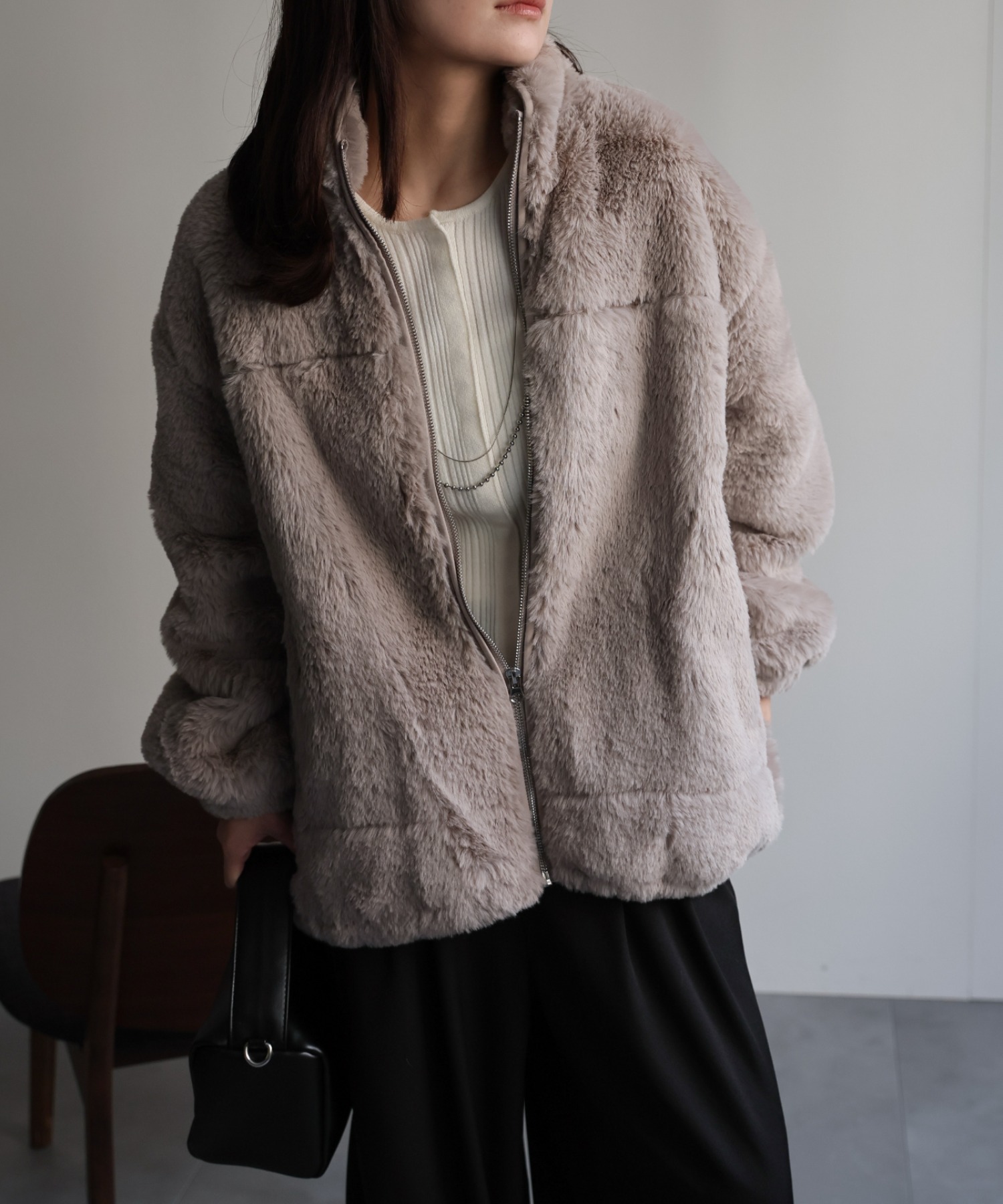 model：156cm 着用サイズ：Mサイズ