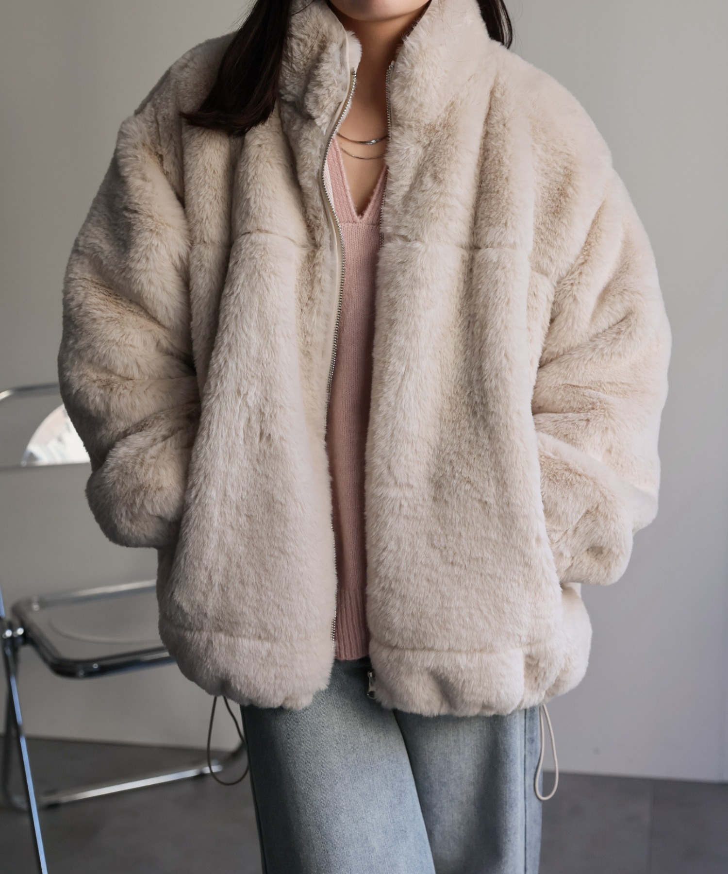 model：156cm 着用サイズ：Mサイズ