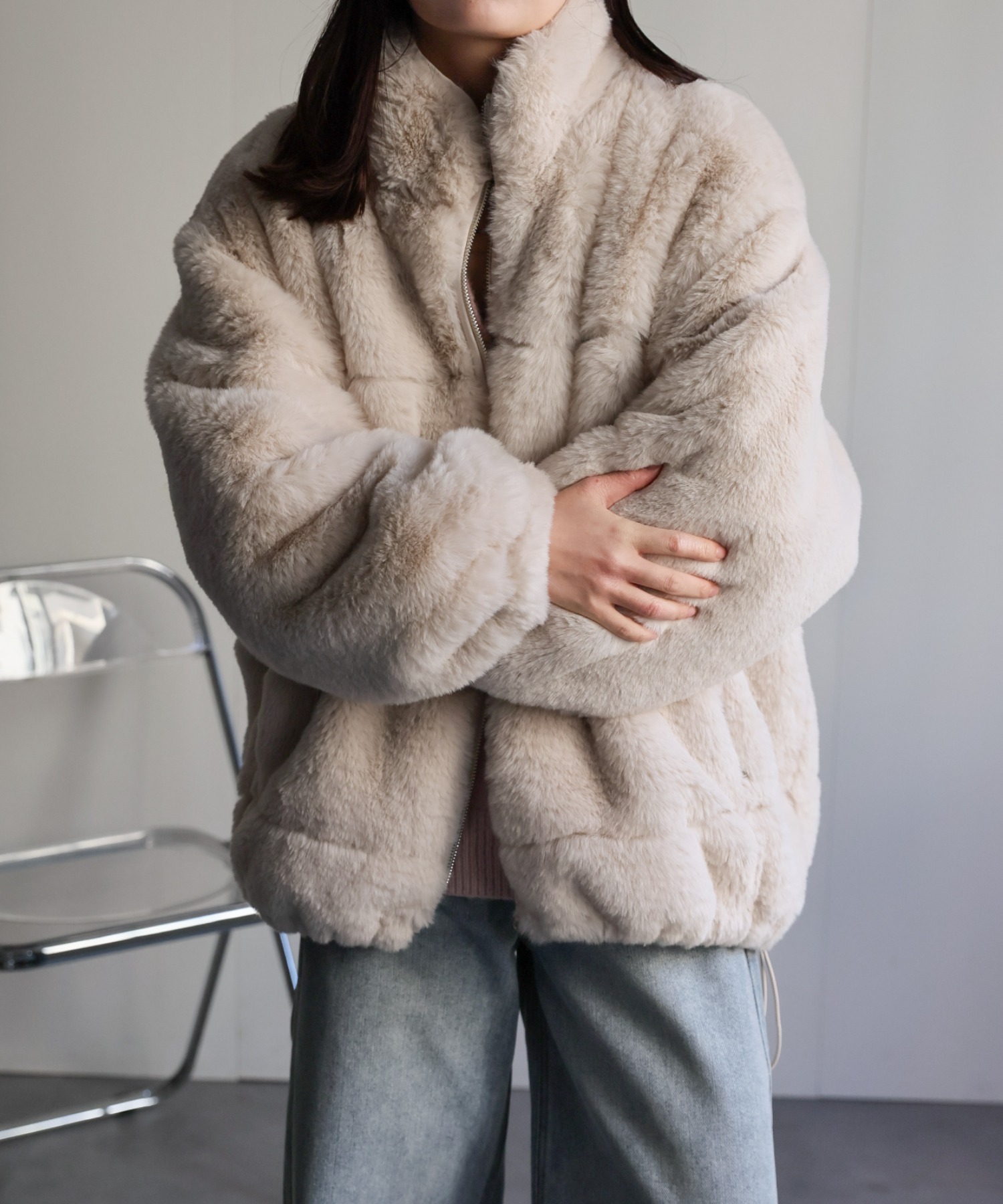 model：156cm 着用サイズ：Mサイズ