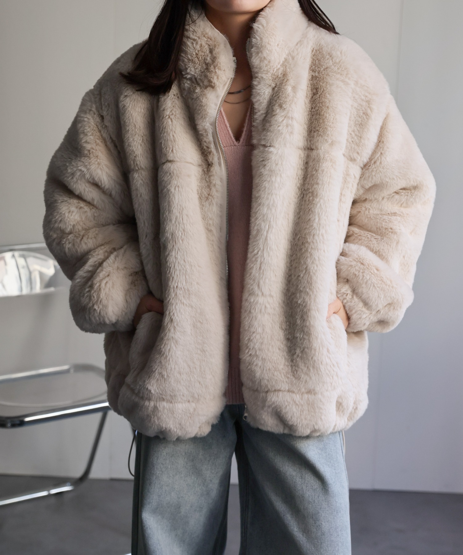 model：156cm 着用サイズ：Mサイズ
