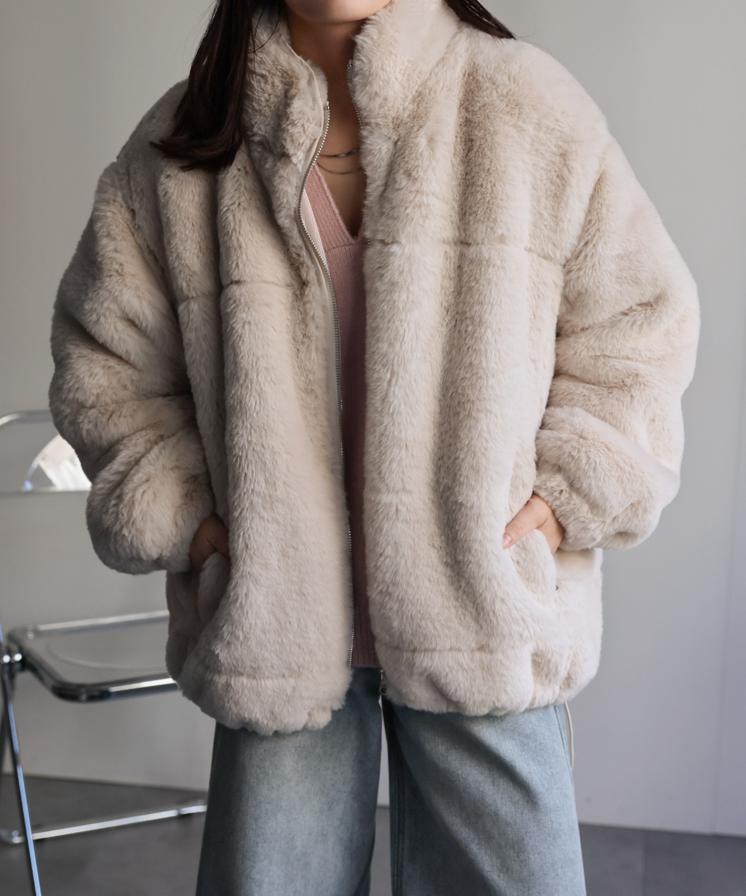 model：156cm 着用サイズ：Mサイズ
