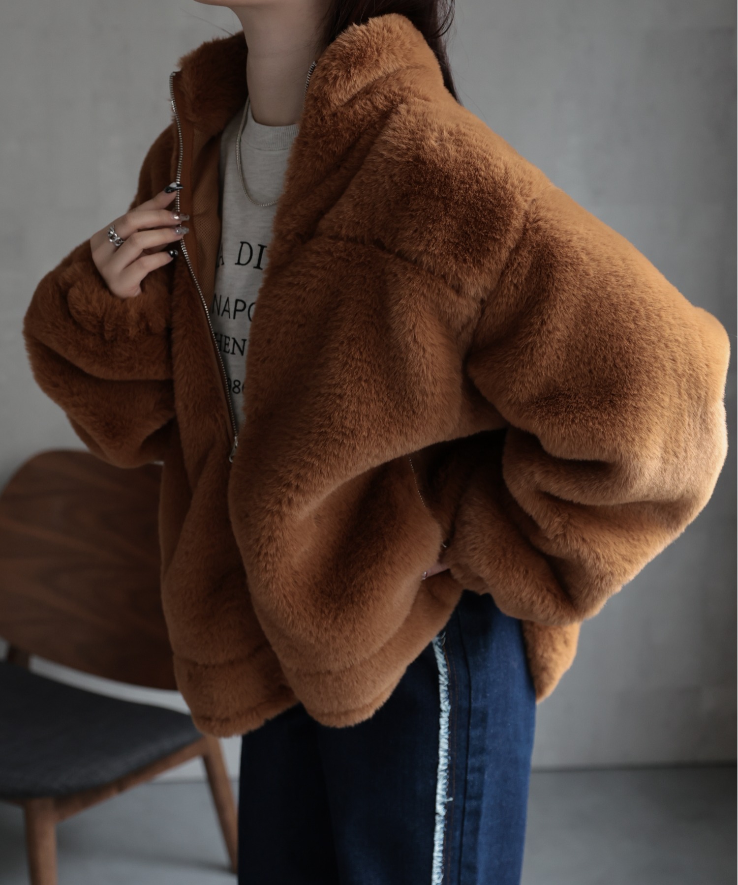 model:158cm 着用サイズ:FREE