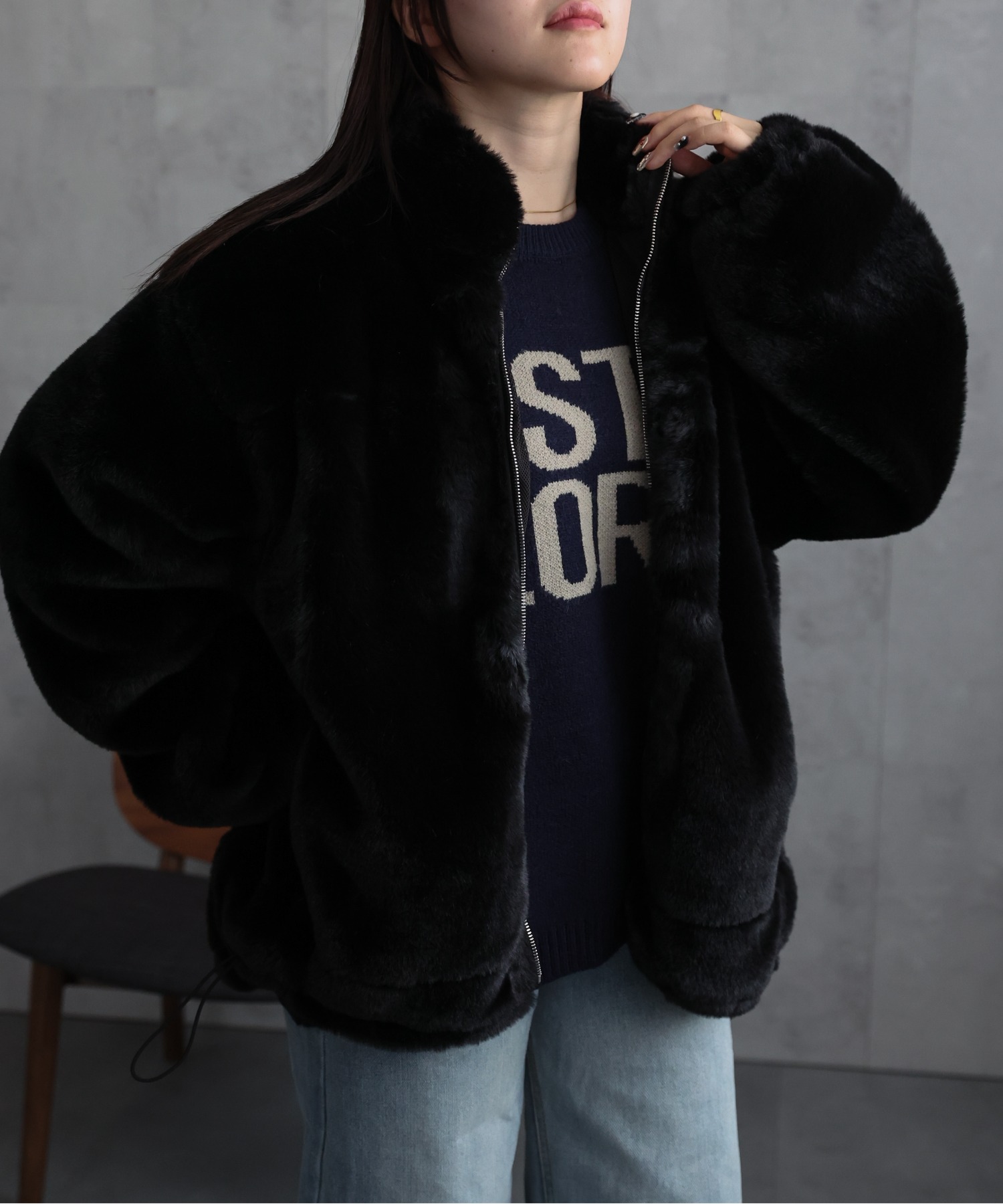 model:158cm 着用サイズ:FREE