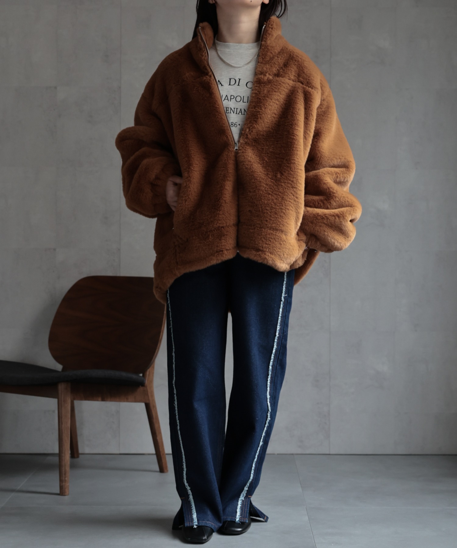 model:158cm 着用サイズ:FREE