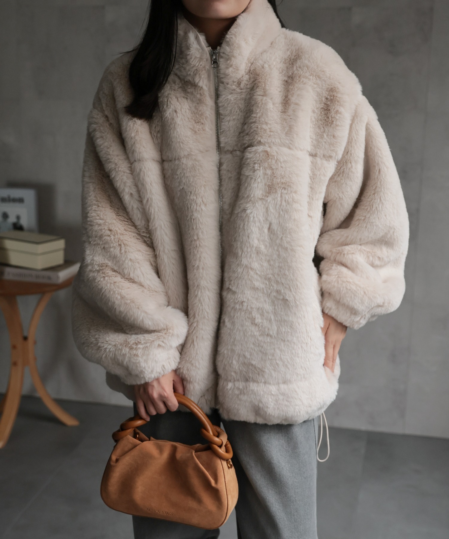 model：156cm 着用サイズ：Mサイズ