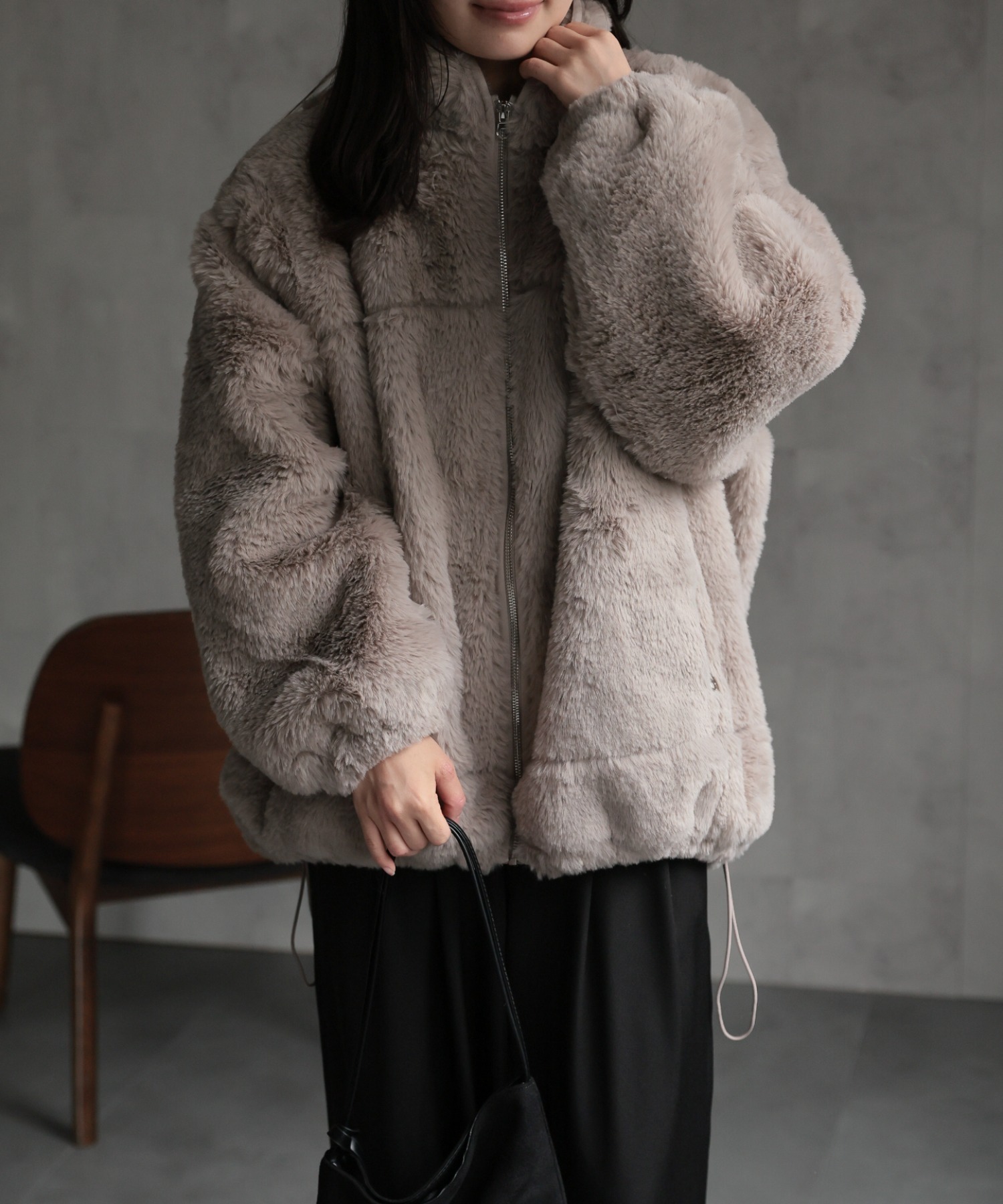 model：156cm 着用サイズ：Mサイズ