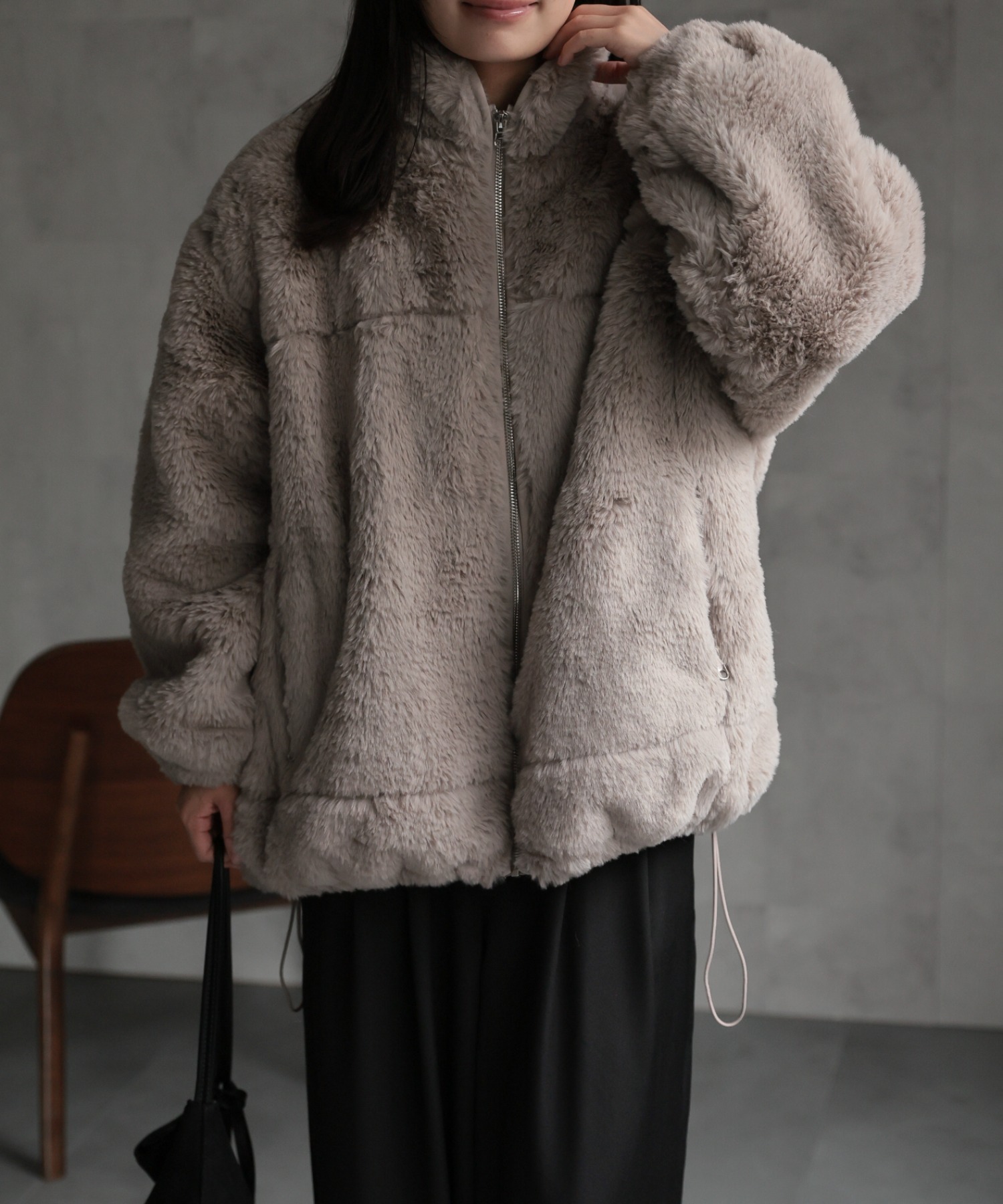 model：156cm 着用サイズ：Mサイズ
