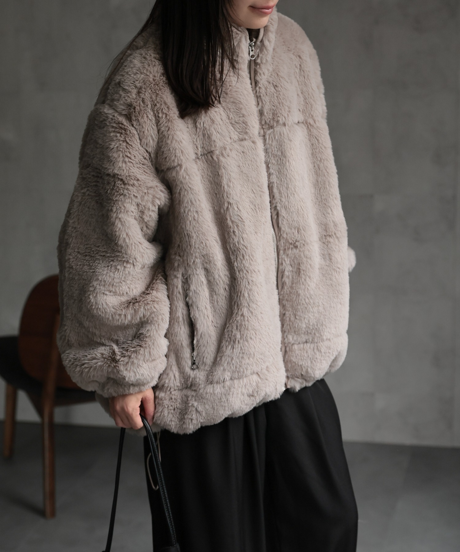 model：156cm 着用サイズ：Mサイズ