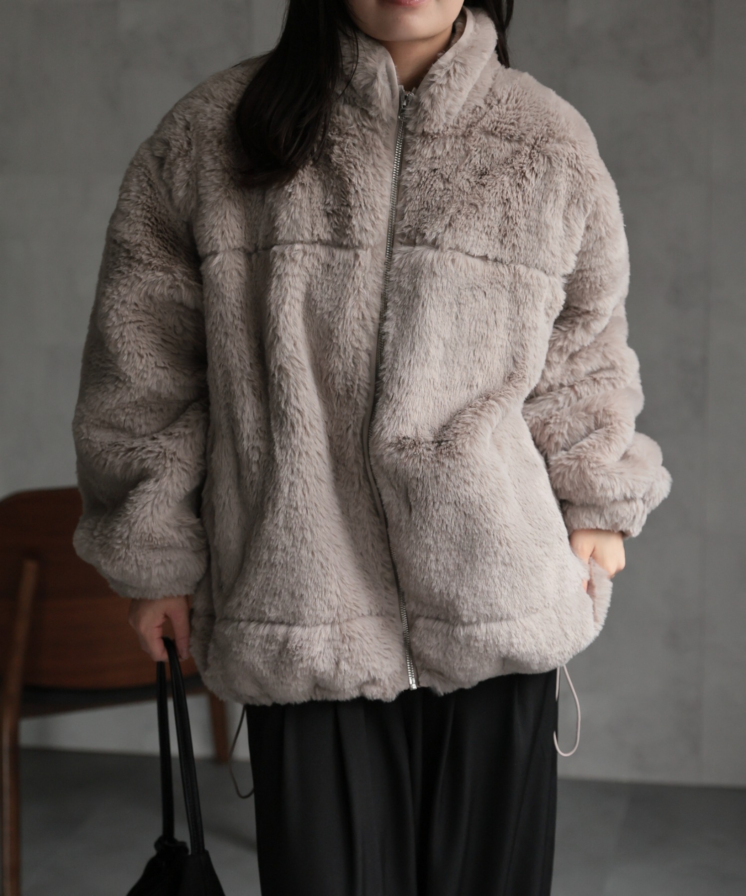 model：156cm 着用サイズ：Mサイズ