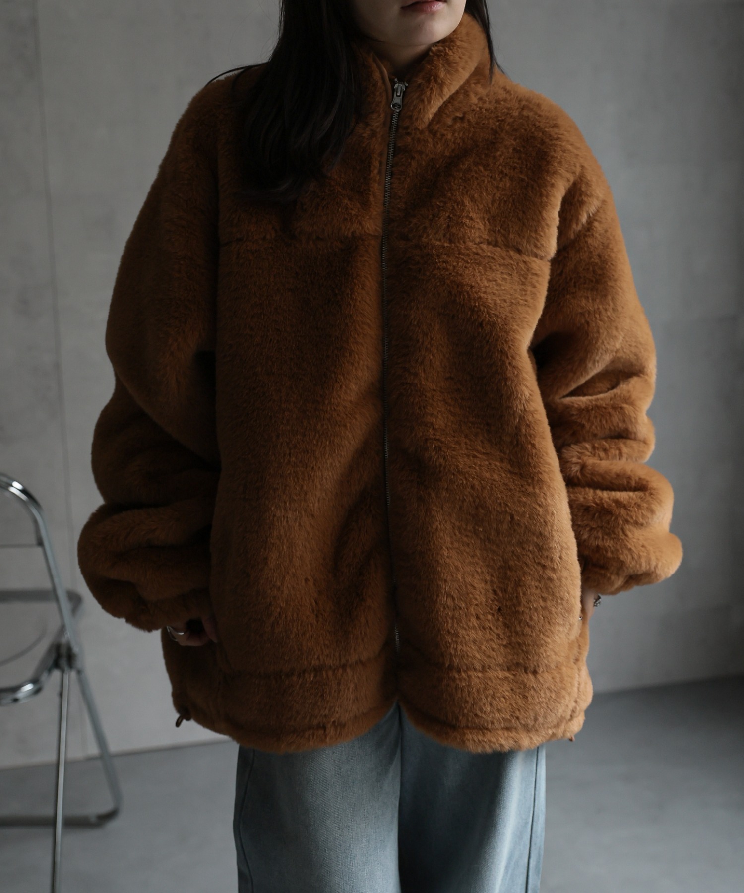 model：156cm 着用サイズ：FREE